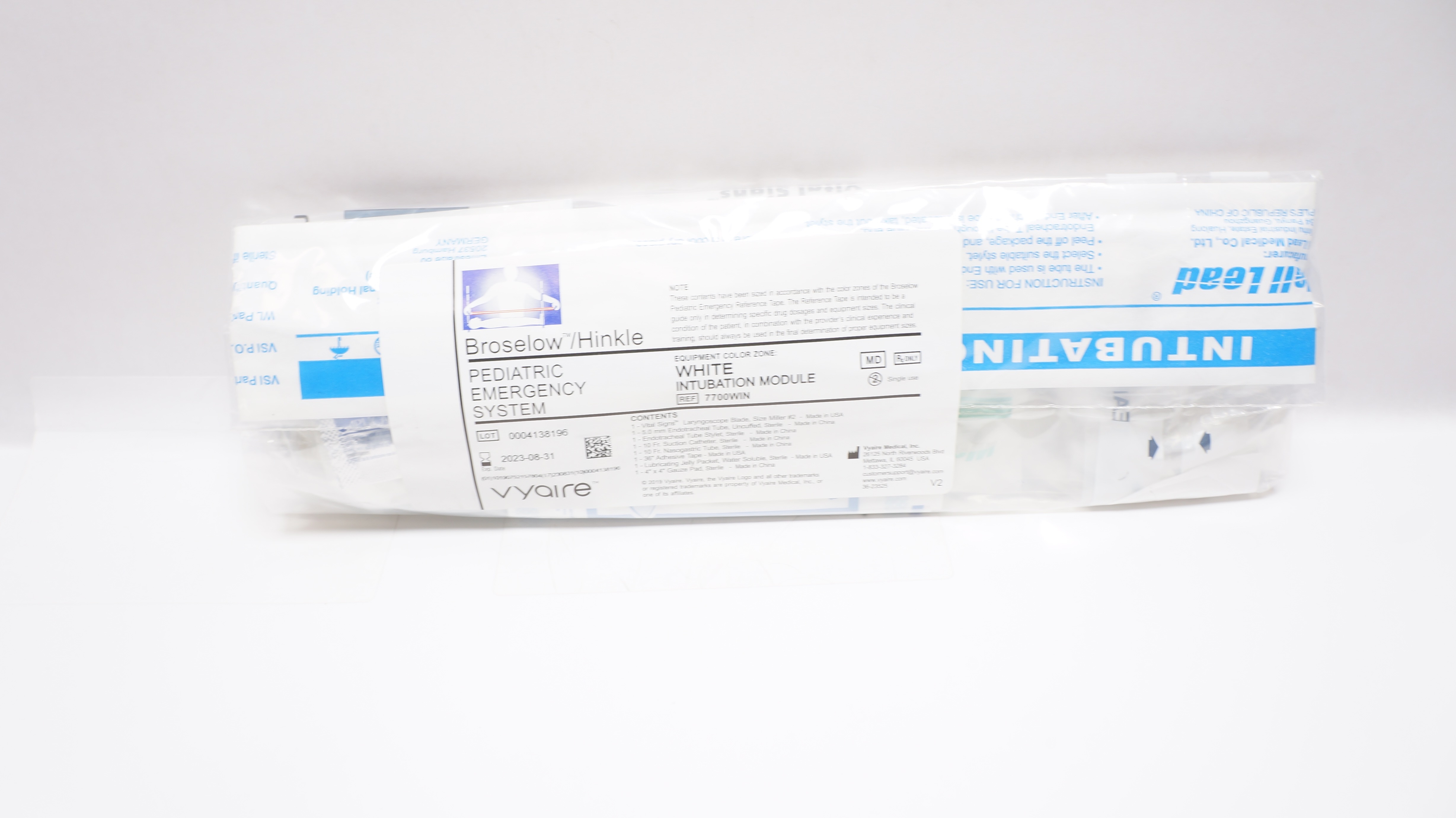 Vyaire 7700WAW Broselow/Hinkle Pediatric Emergency System White (x)