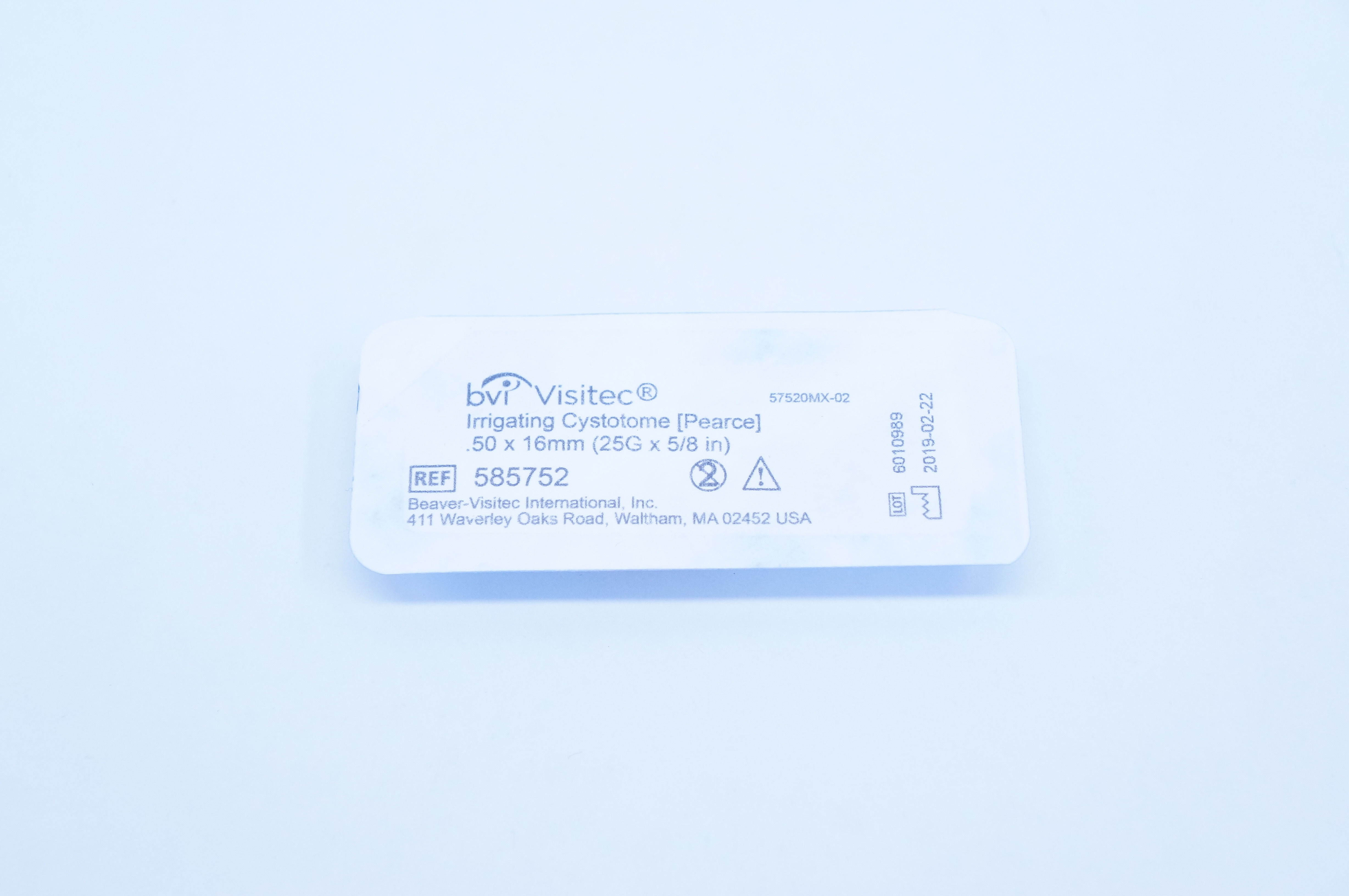 BVI 585752 Visitec Irrigating Cystotome 25G x 5/8inch
