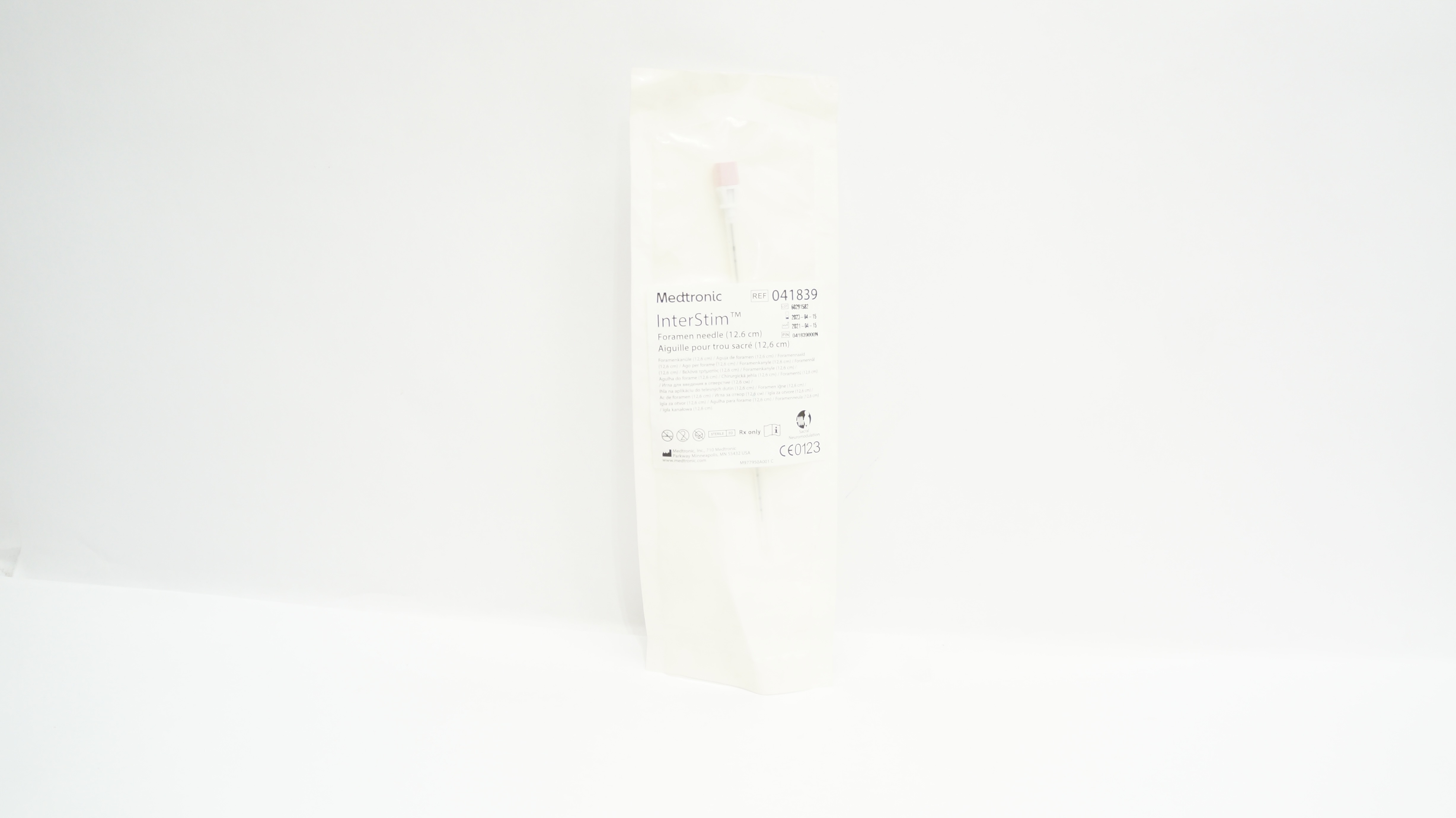 Medtronic 041839 InterStim Foramen Ndle. 12.6 cm (x)