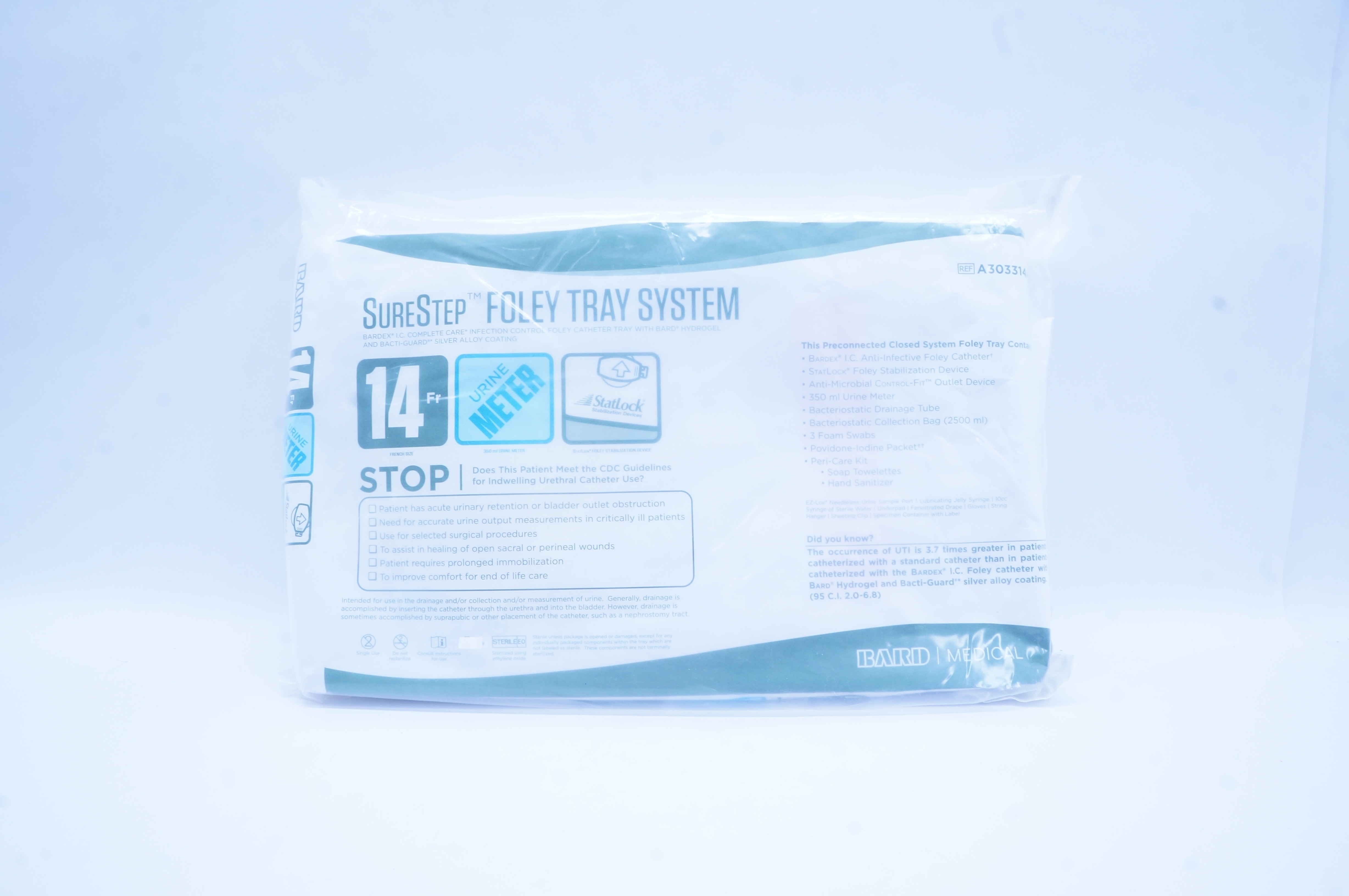 Bard A303314A SureStep Foley Tray System 14Fr