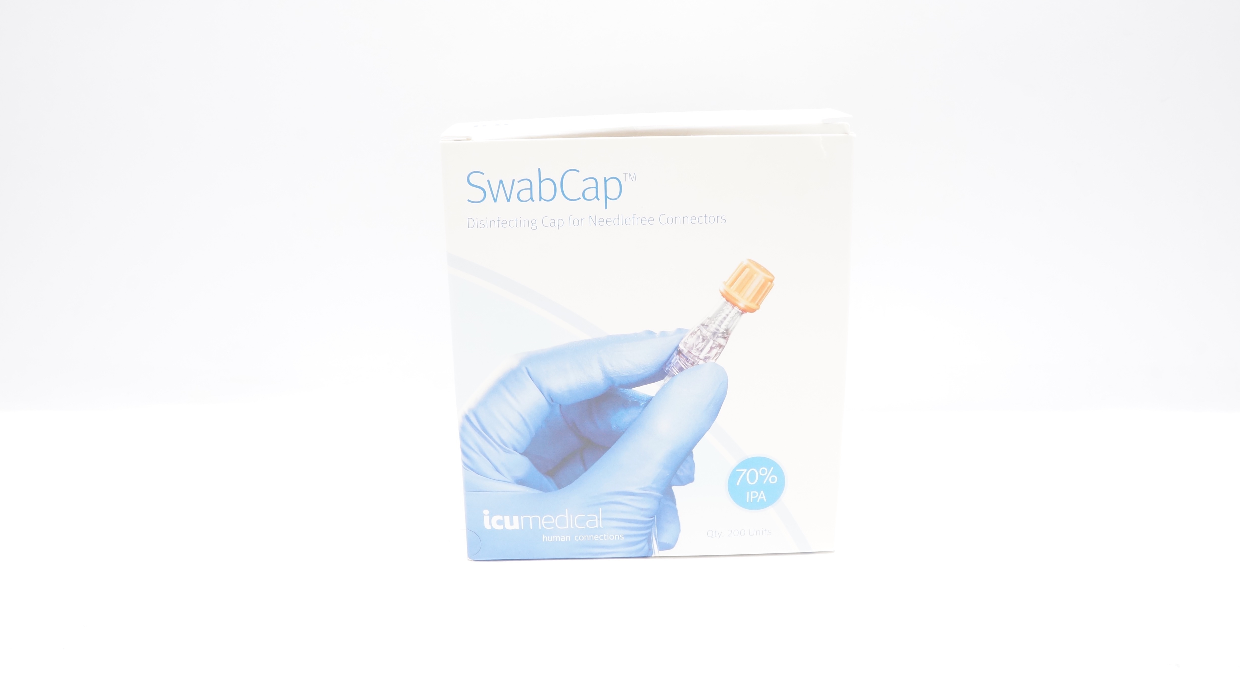 ICU Medical SCXT3-2000 SwabCap Disinfecting Cap For Connectors (x) - Box of 200