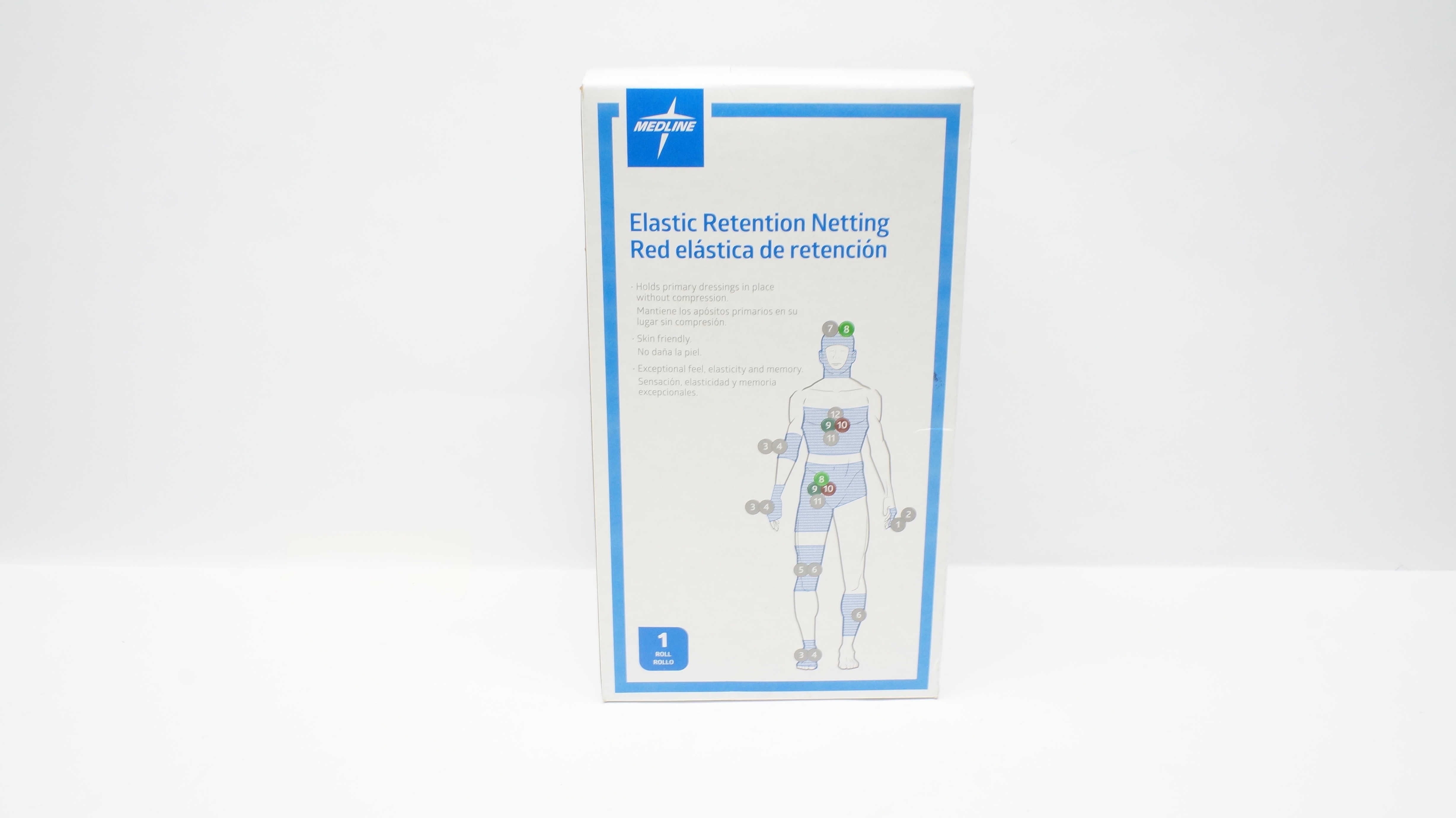 Medline NONSTNDNET08-NONSTNDNET09 Elastic Retention Netting