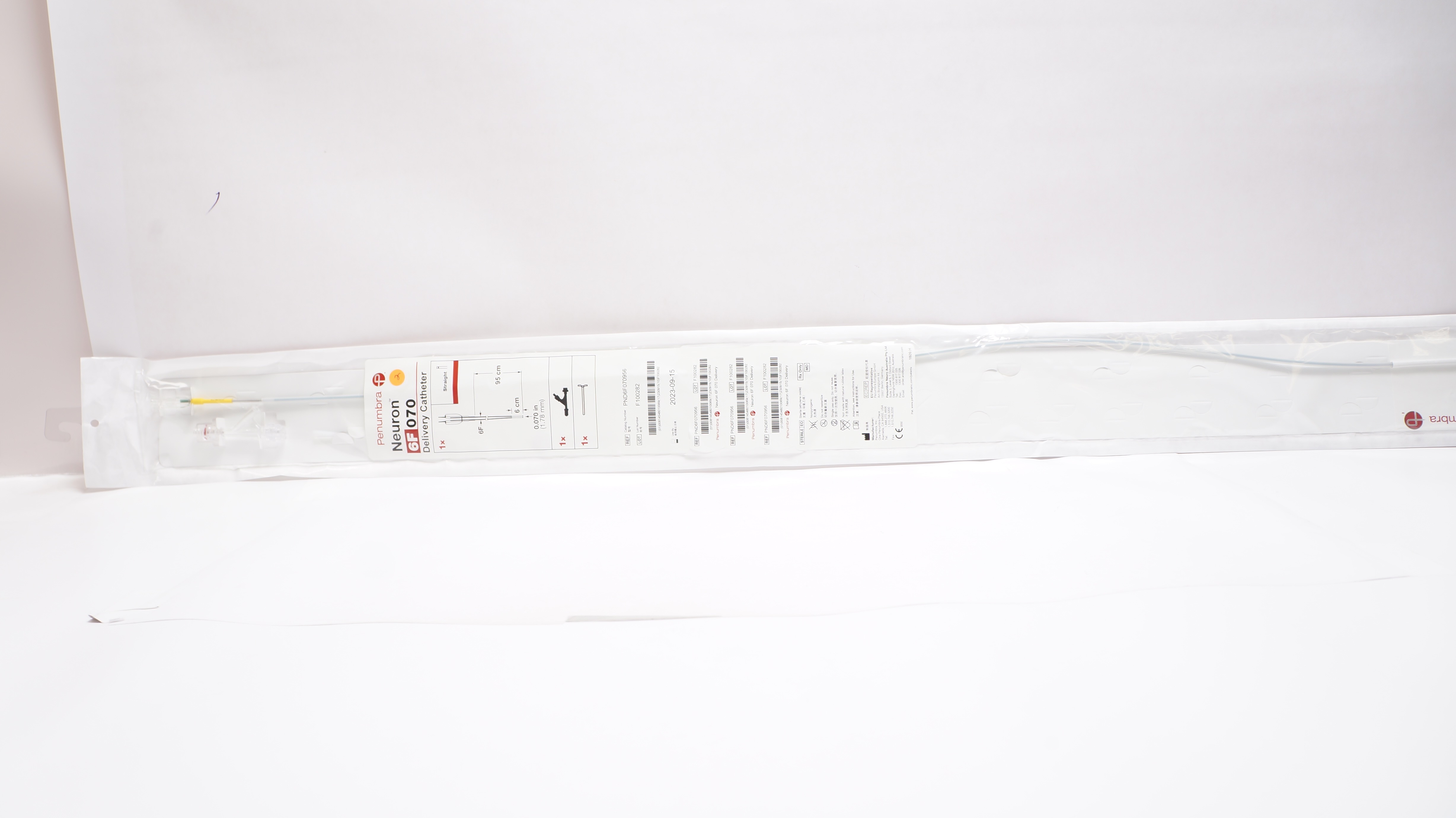 Penumbra PND6F070956 Neuron Delivery Cath. Straight 6F x 0.070inch x 95cm (x)