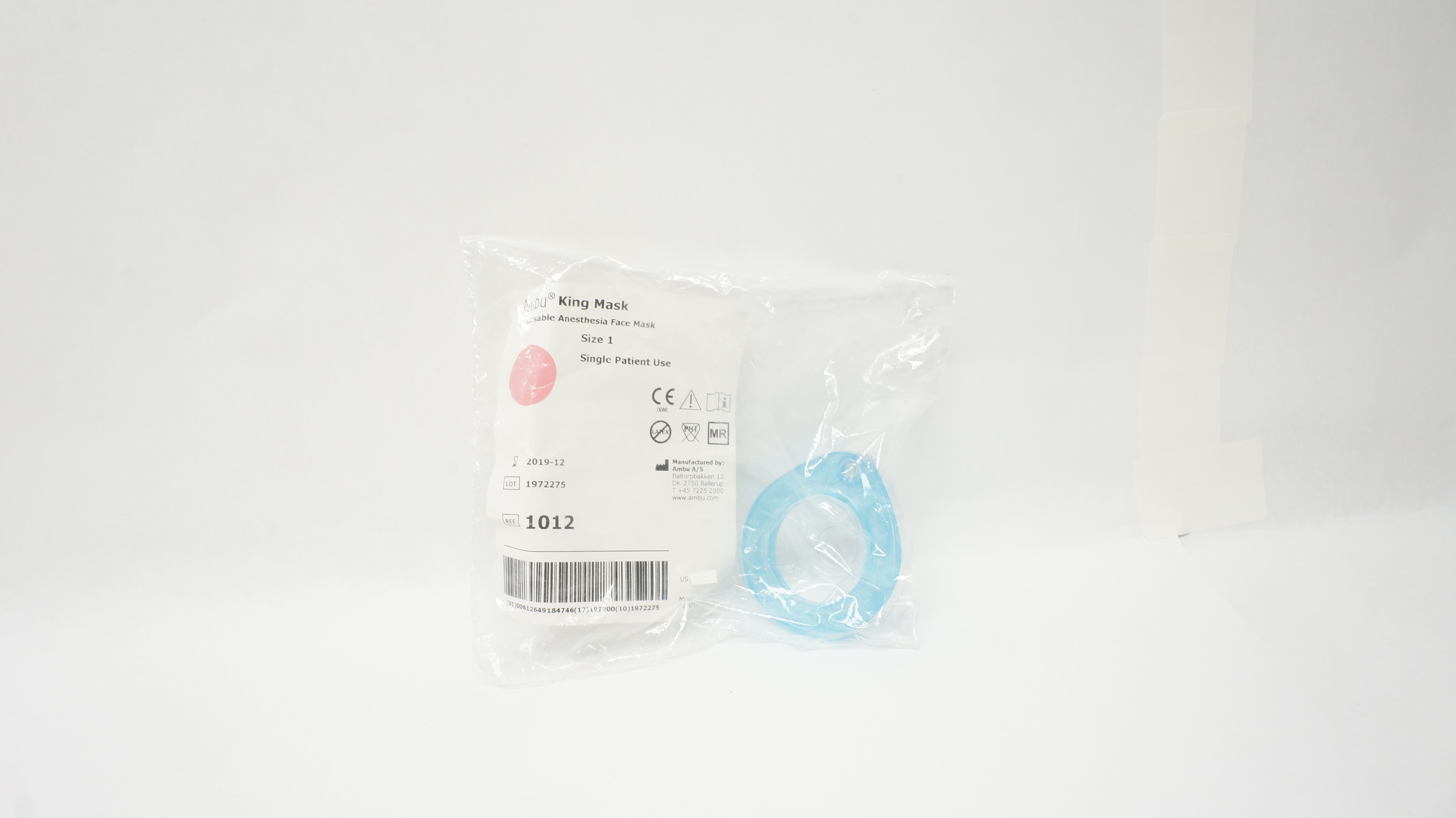 AMBU 1012 King Disposable Anesthesia Face Mask, Size 1 (x)