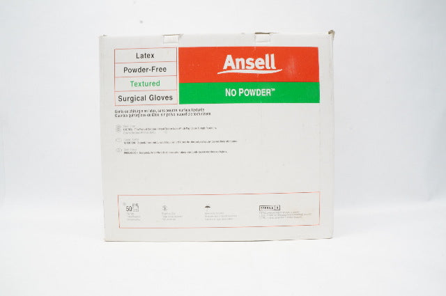 Ansell 8602 No Powder Surgical Gloves Size 6 - Box of 50