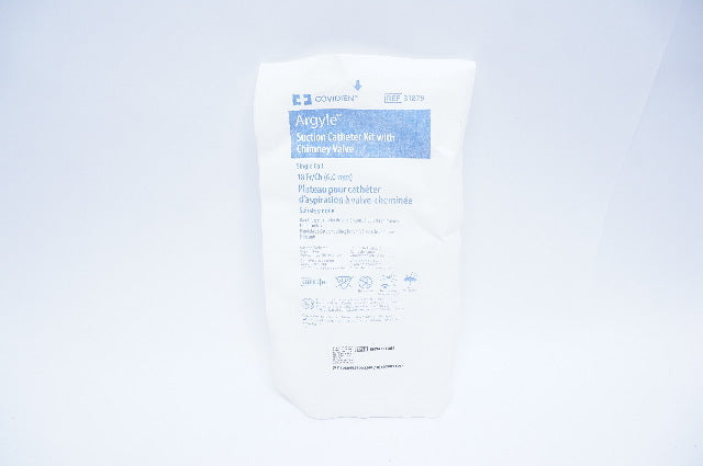 Covidien 31879 Argyle Suction Cath. Kit with Chimney Valve 18Fr.