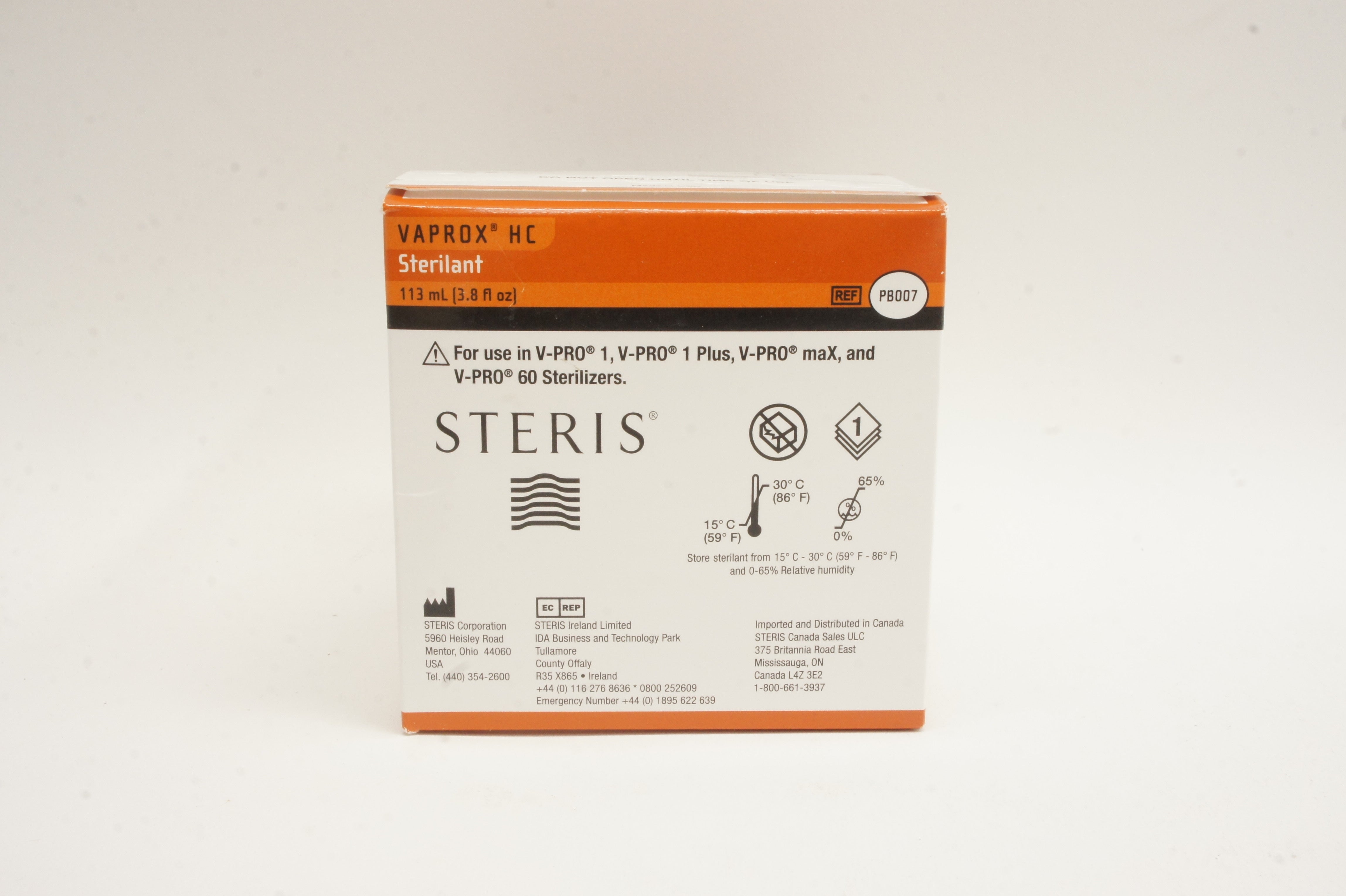Steris PB007 Vaprox Sterilant 113ml (x)