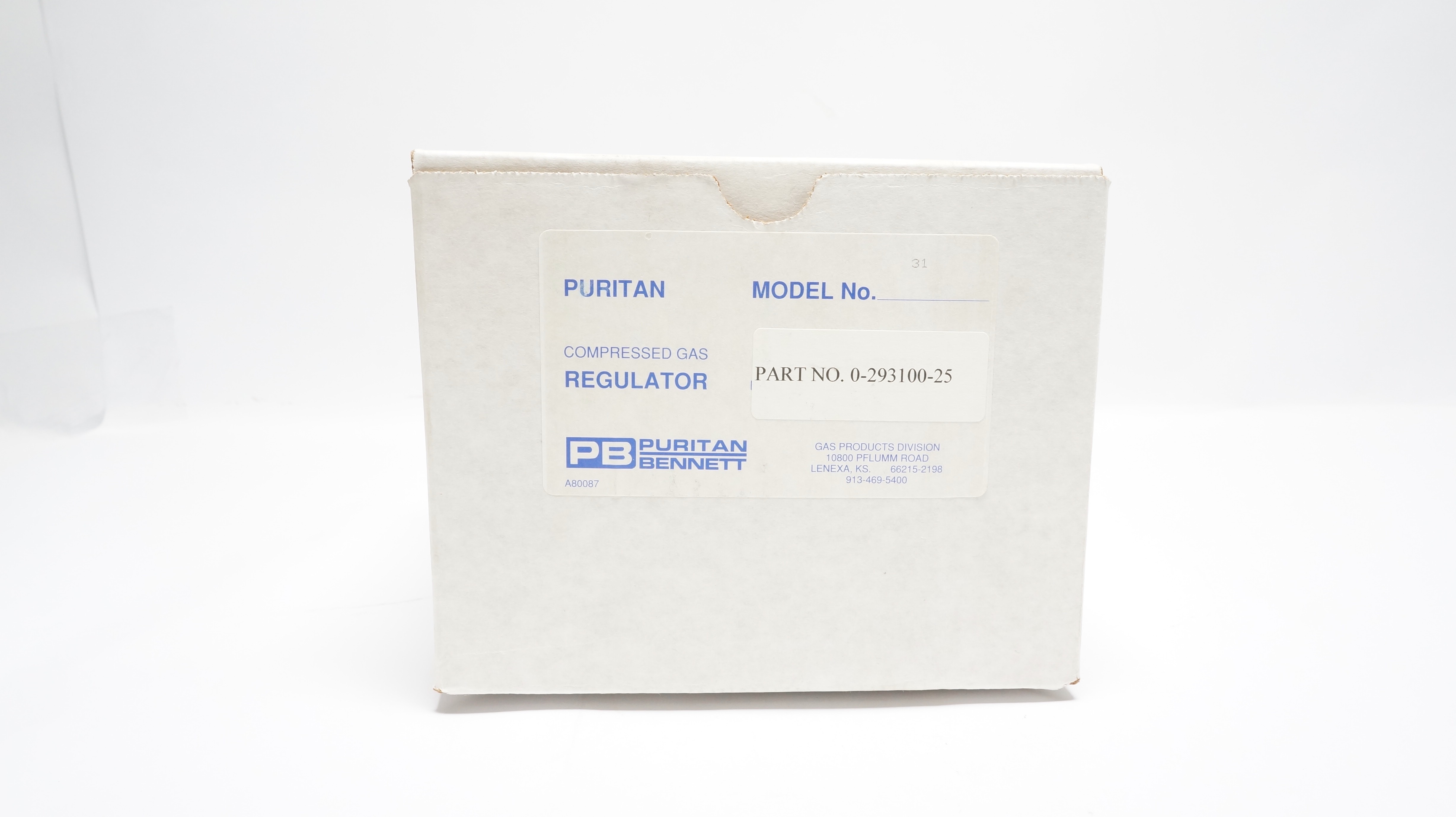 Puritan-Bennett 0-293100-25 Compressed Gas Regulator