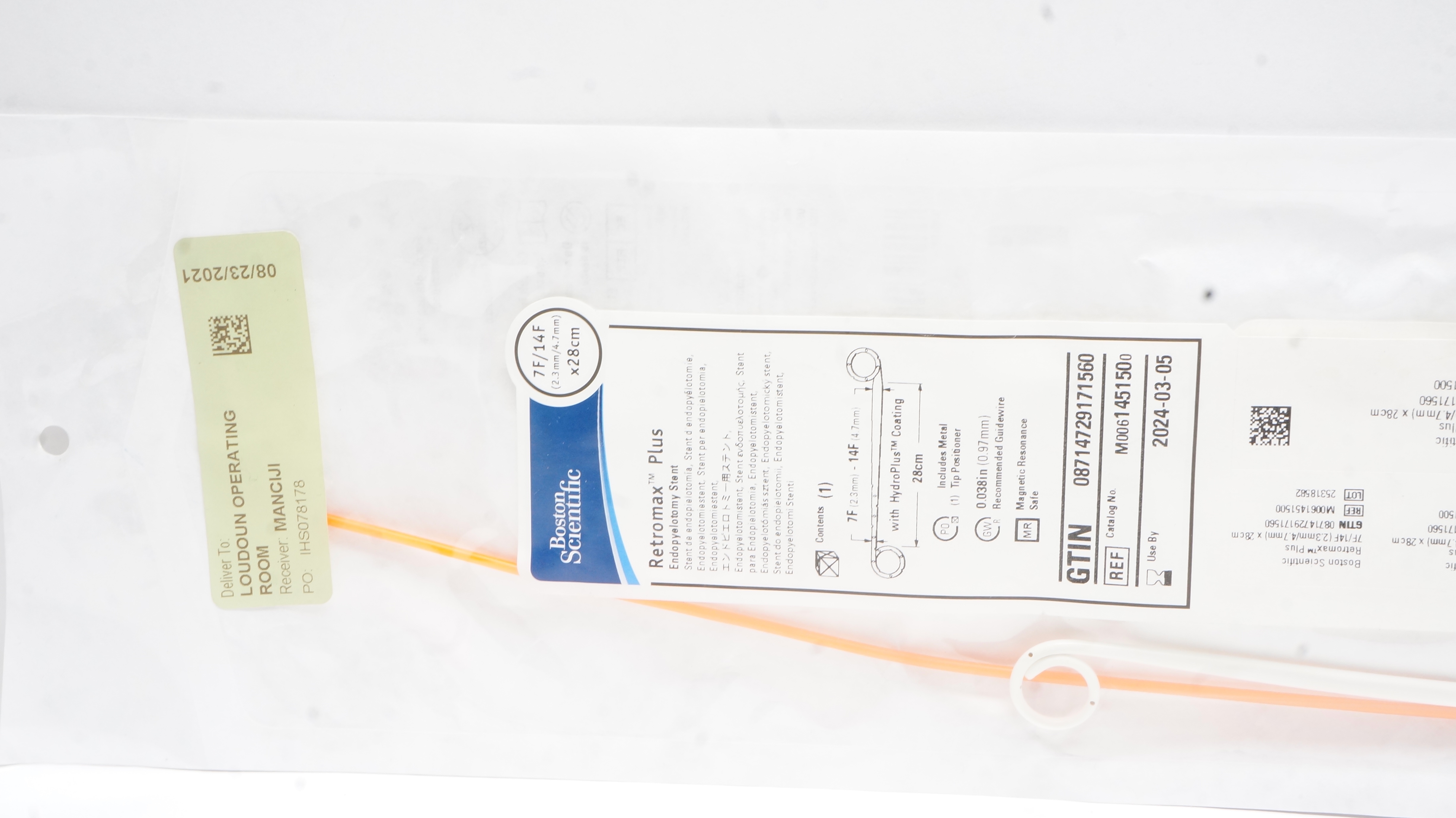 Boston Scientific M0061451500 Retromax Plus Endopyelotomy