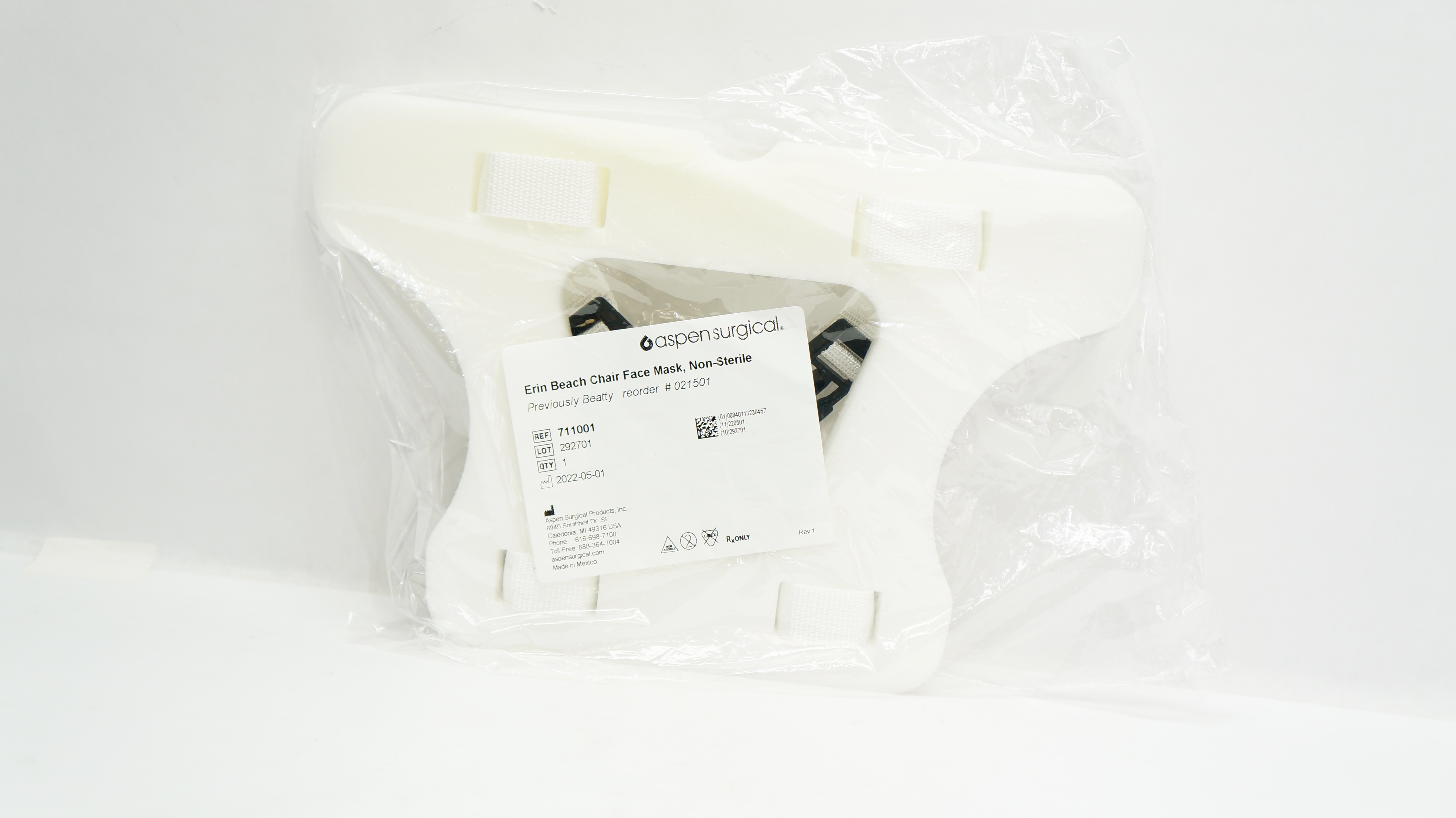 Aspen Surgical 711001 Erin Beach Chair Face Mask