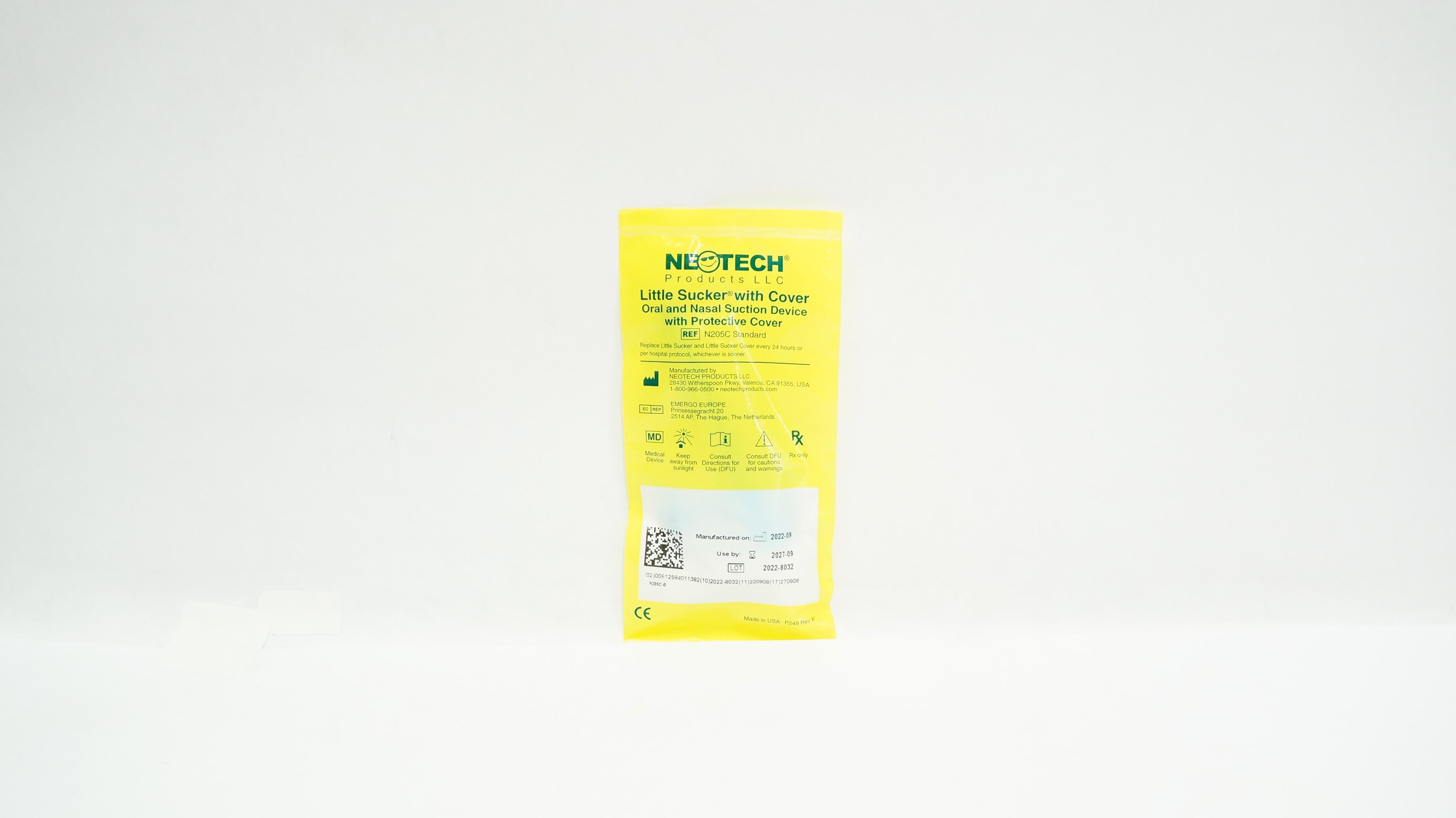 NeoTech N205C Little Sucker with Cover Oral and Nasal Suction Device w