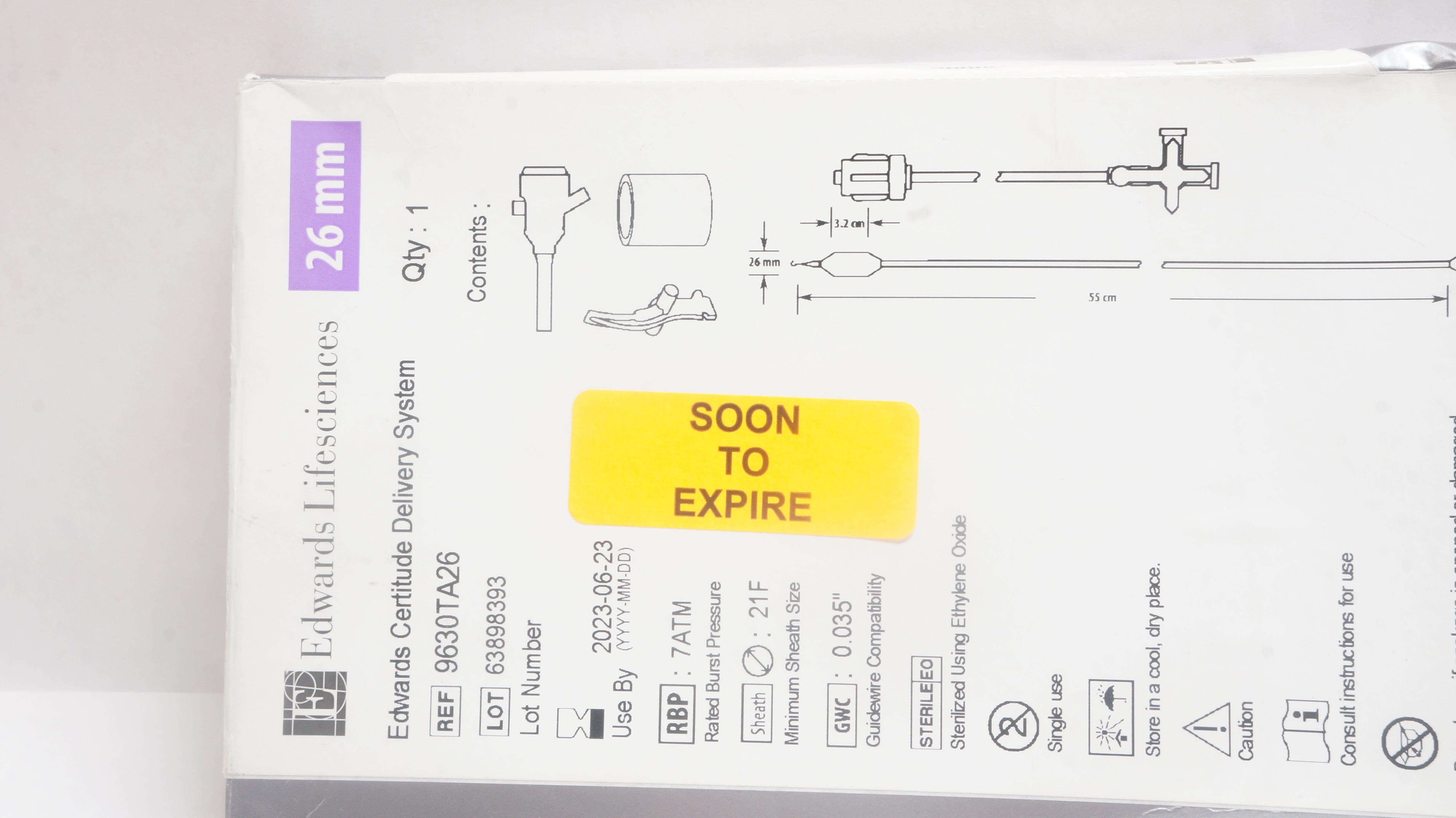 Isaac Edwardsさん専用.4 Edwards Lifesciences 9630TA26 Edwards Certitude Delivery