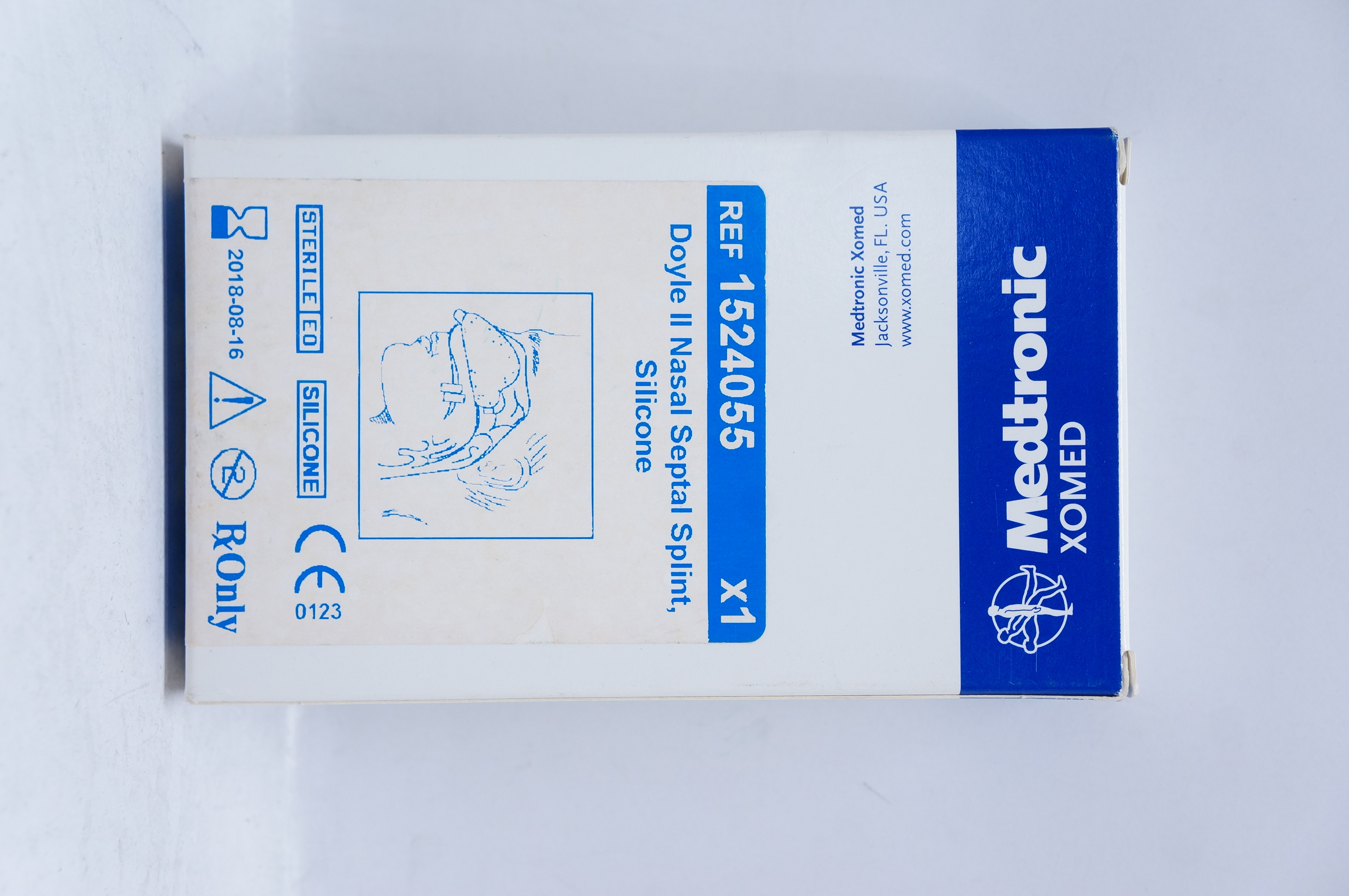 Medtronic 1524055 Doyle II Nasal Septal Splint, Silicone (x)