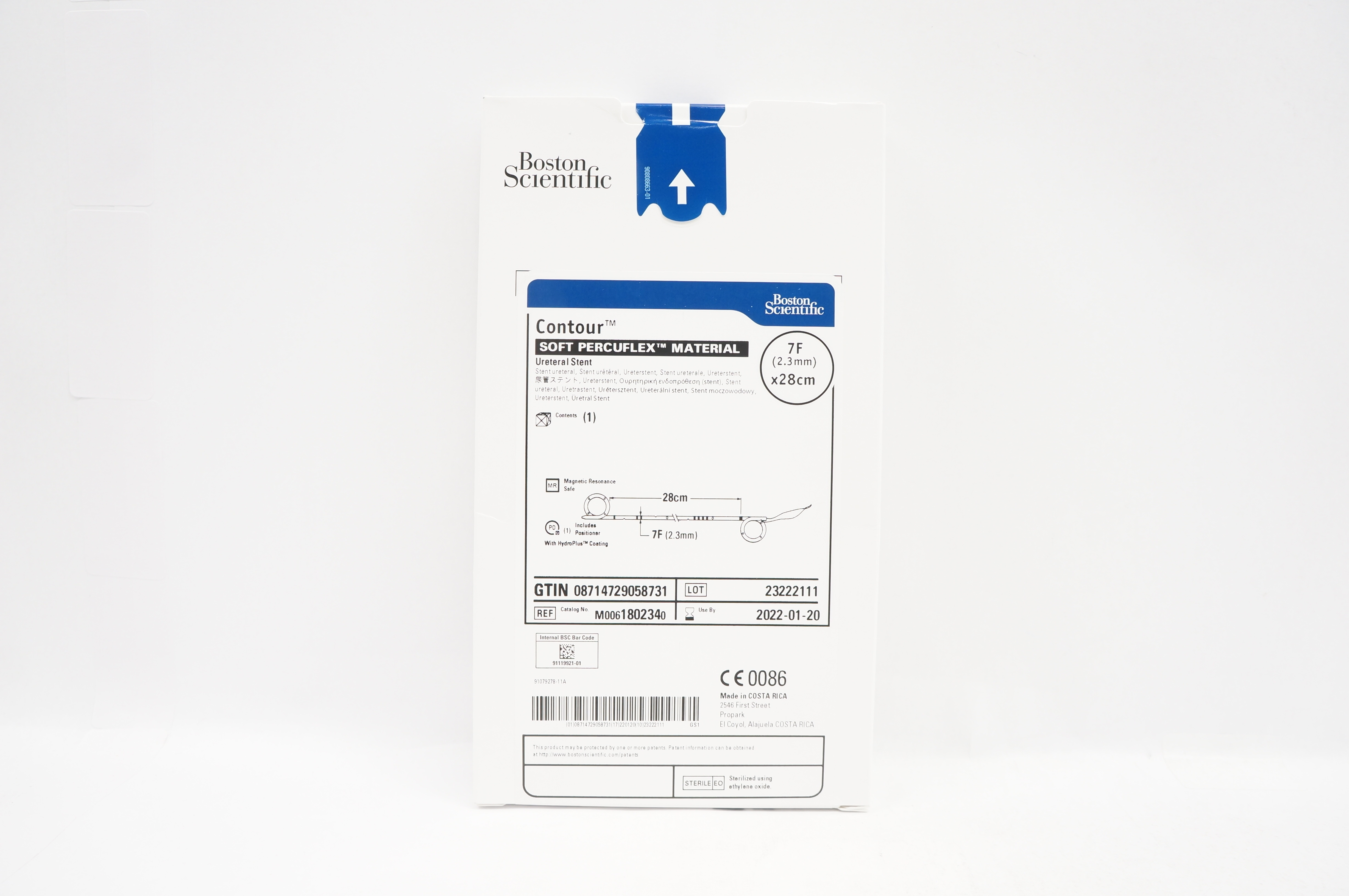 Boston Scientific 180234 Soft Percuflex Material Ureteral Stnt 7F x 28cm (x)