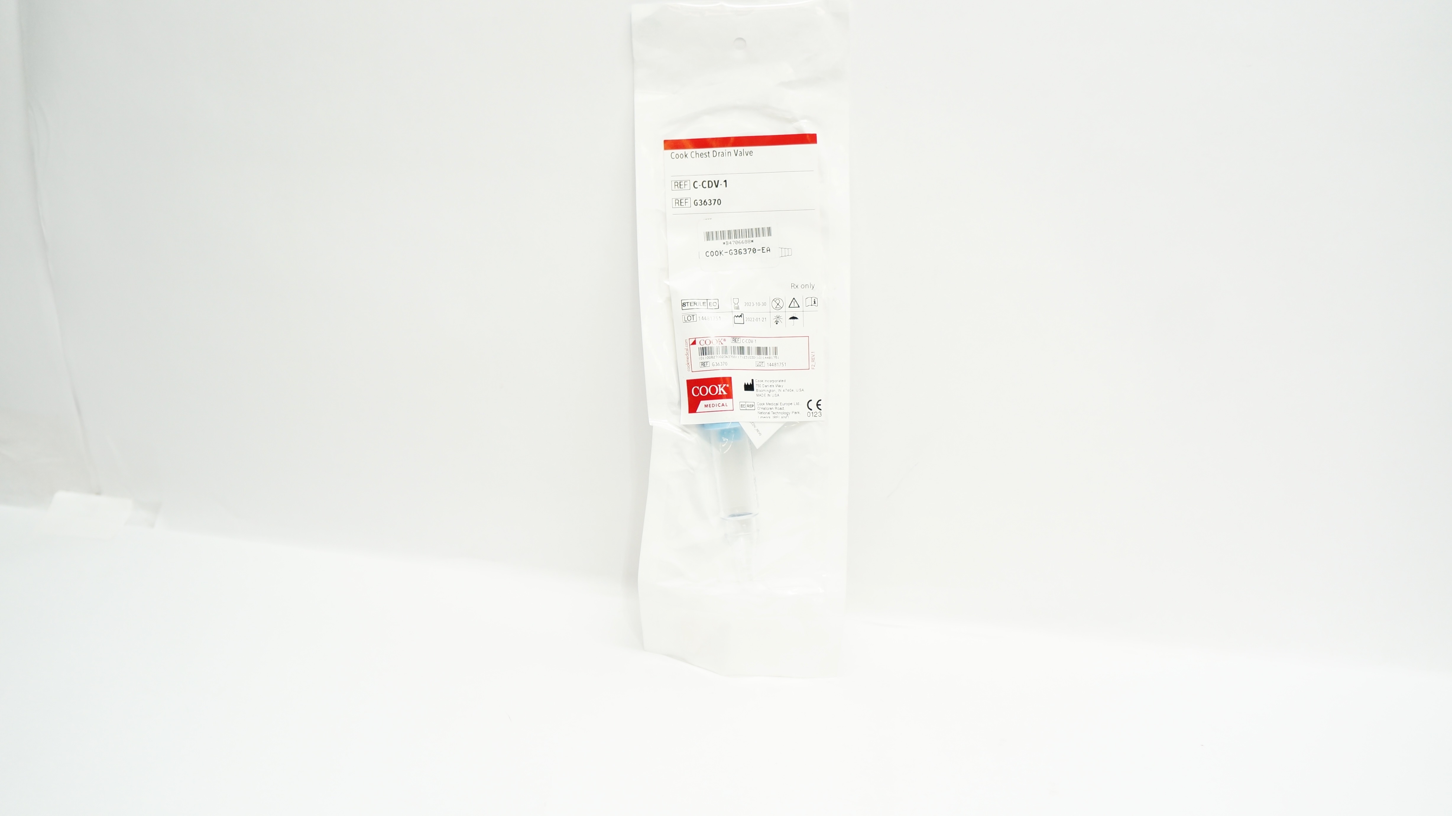 Cook Medical G36370 Cook Chest Drain Valve (x)