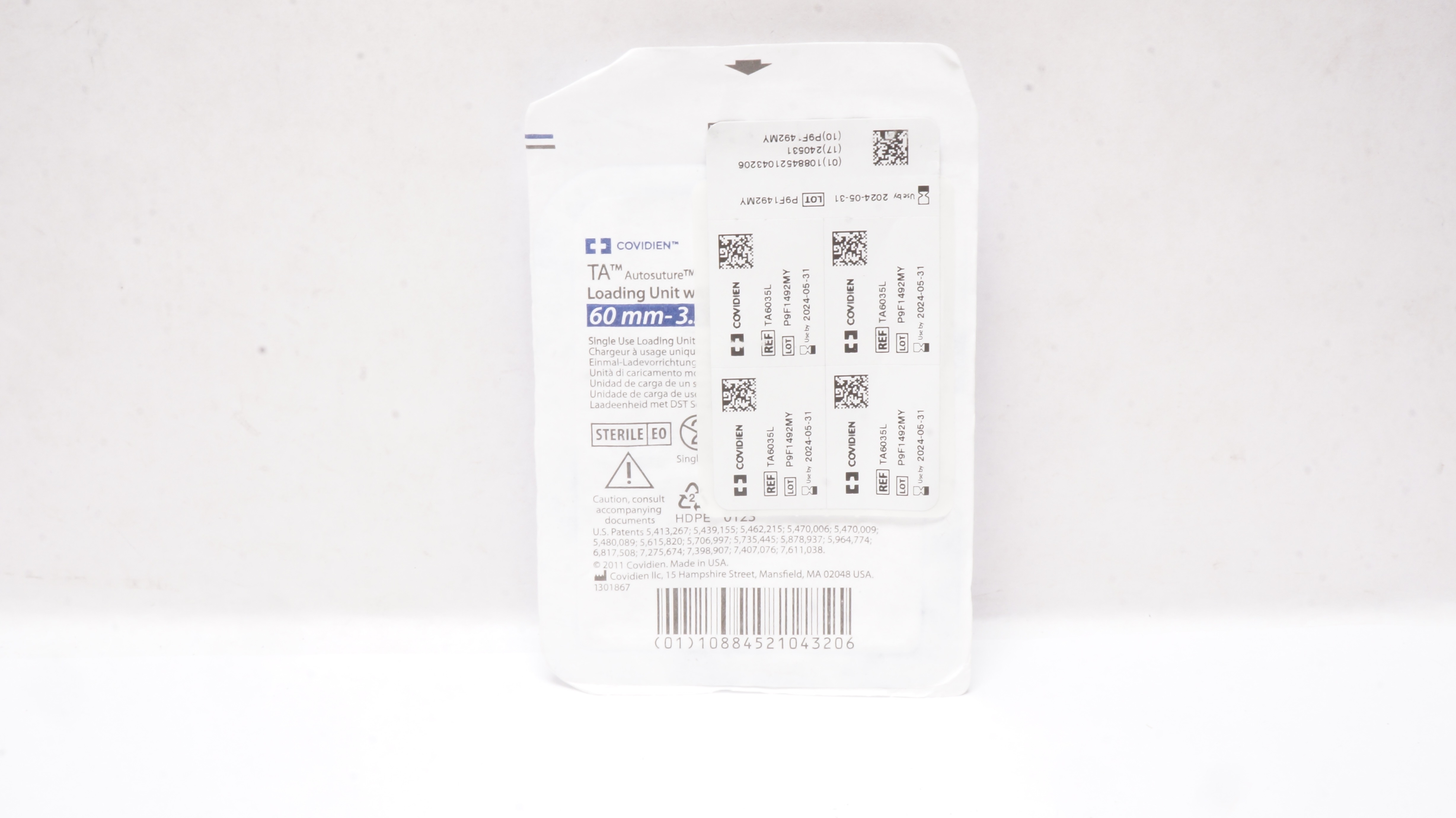 Covidien TA6035L TA Autosuture Loading Unit W/DST Series Technology