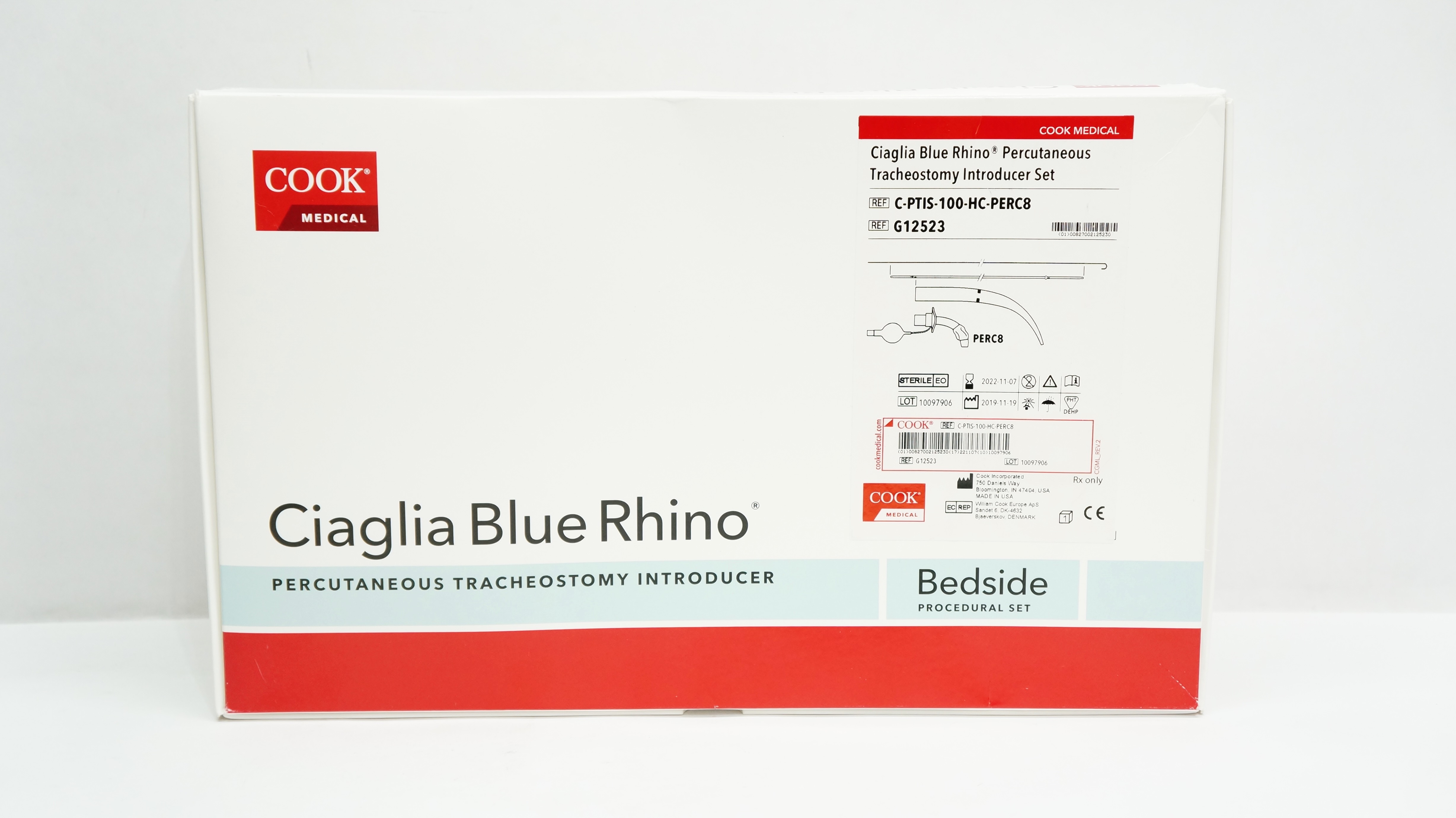 Cook Medical G12523 Ciaglia Rhino Percutaneous Tracheostomy Introducer Set (x)
