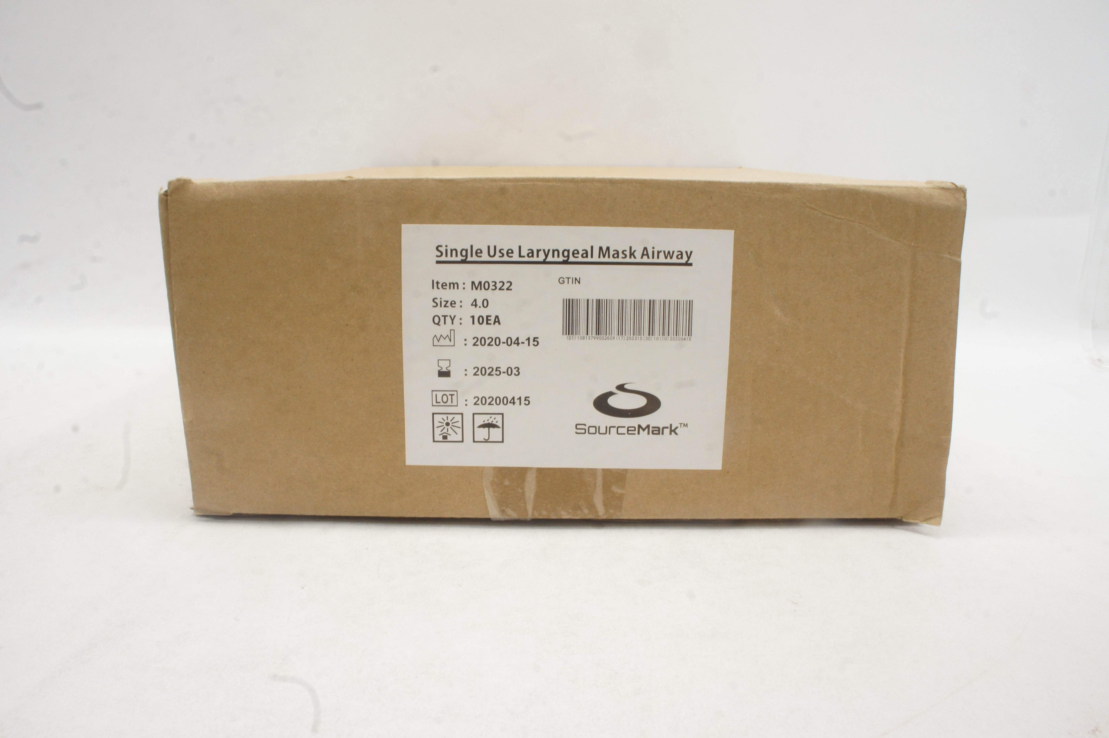 SourseMark M0322 Laryngeal Mask Airway Size 4.0 - Case of 10