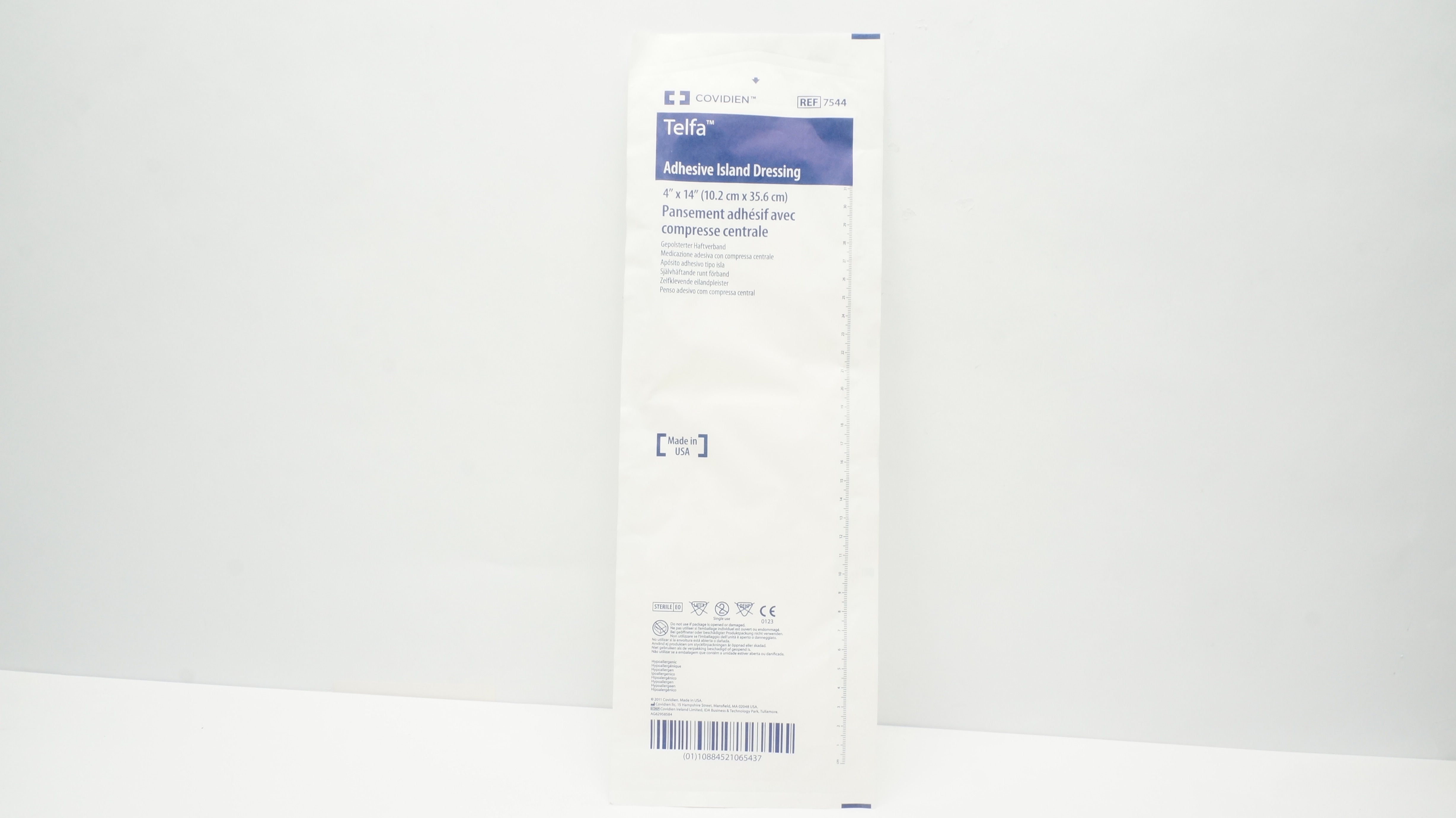 Covidien 7544 Telfa Adhesive Island Dressing 4inch x 14inch (x)