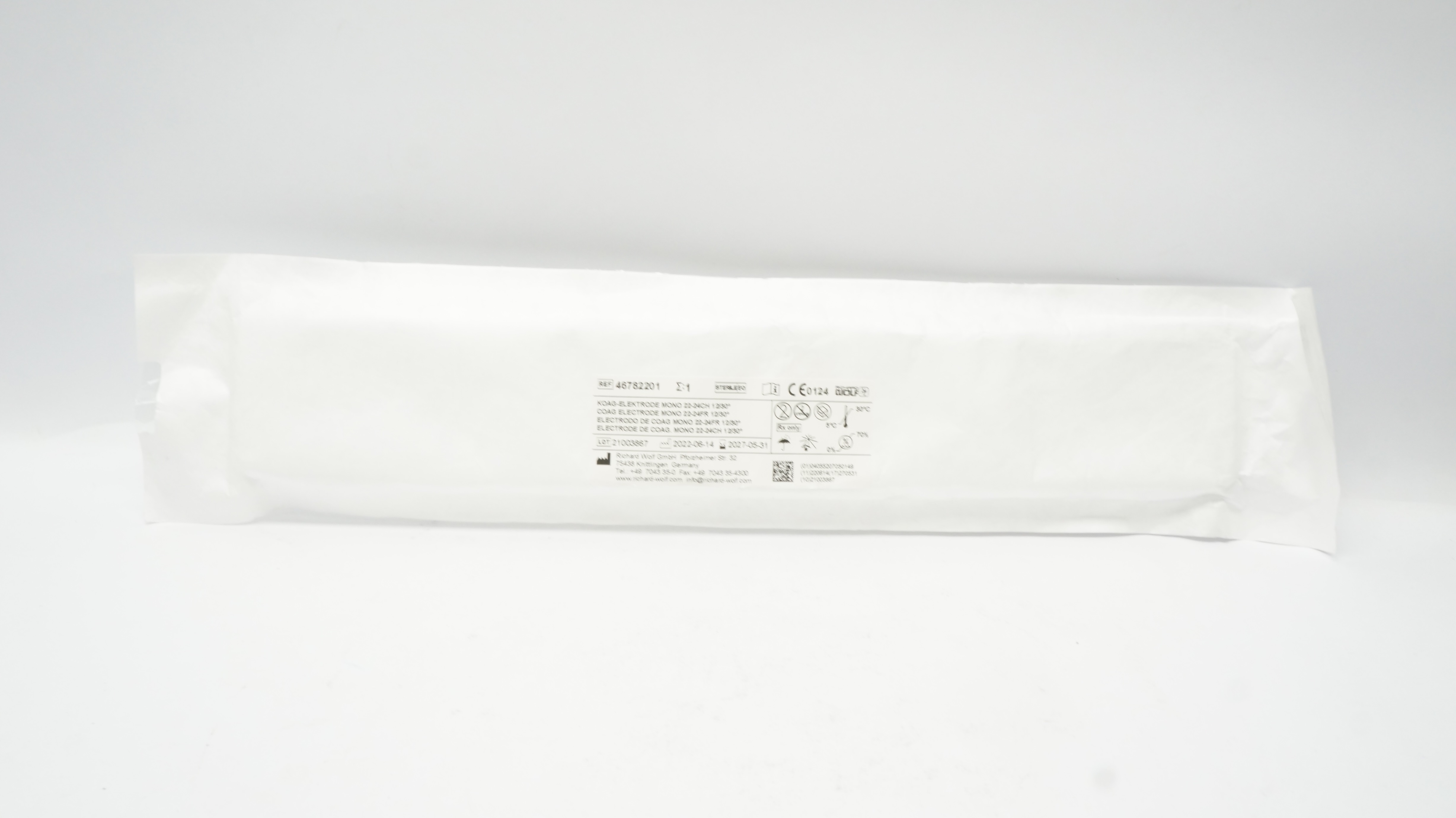 Richard Wolf 46782201 Coagulation Electrode Monopolar 22-24Fr 12/30 Degree