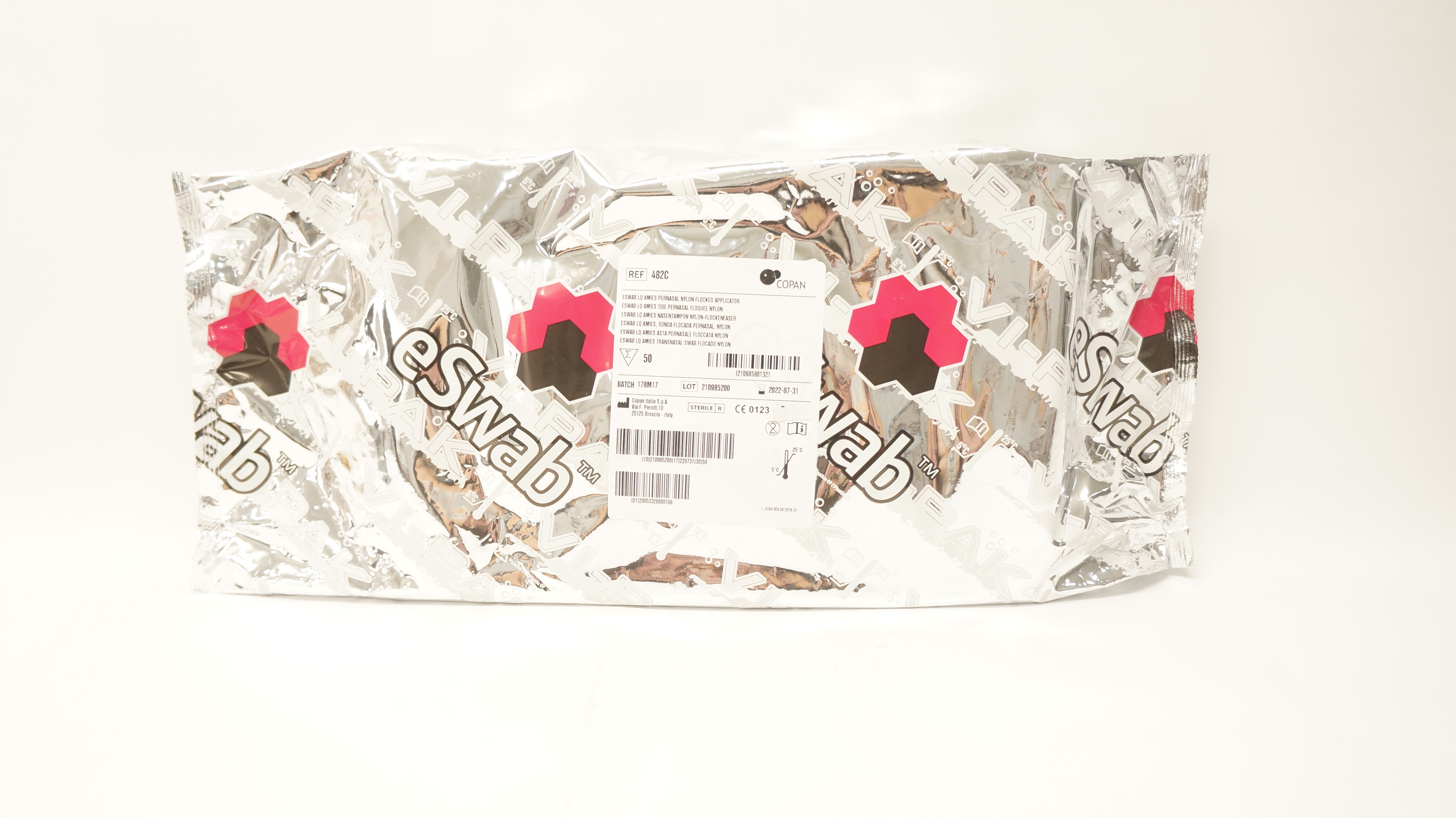 Copan 482C Eswab LQ Amies Pernasal Nylon Flocked Applicator (x) Pack