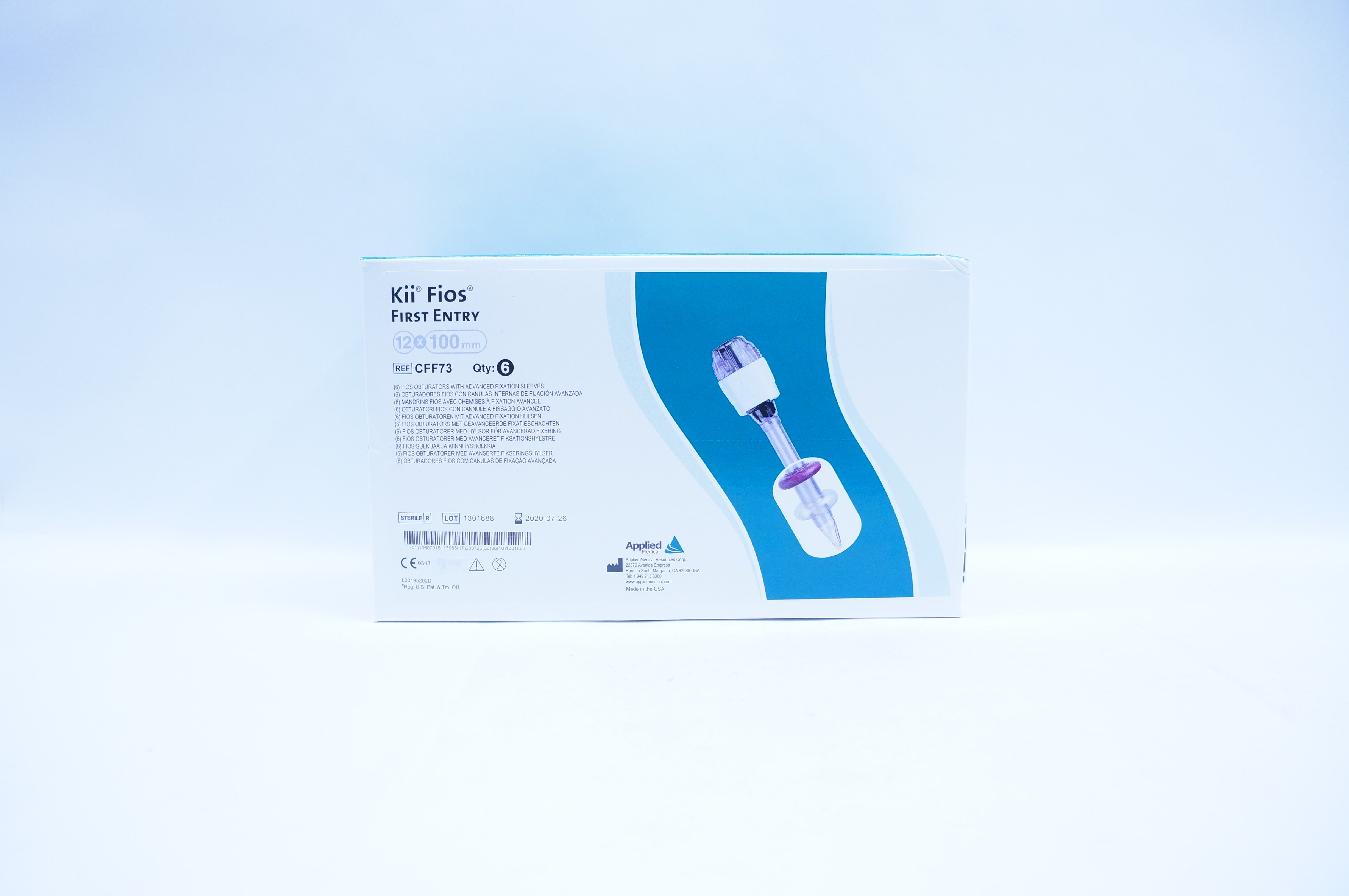 Applied Medical CFF73 First Entry 12 x 100mm (x) ~ Box of 6