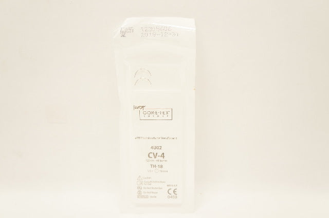 Gore 4U02 CV-4 ePTFE Nonabsorbable Monofilament Stre TH-18 1/2c 18mm, 48inch (x)
