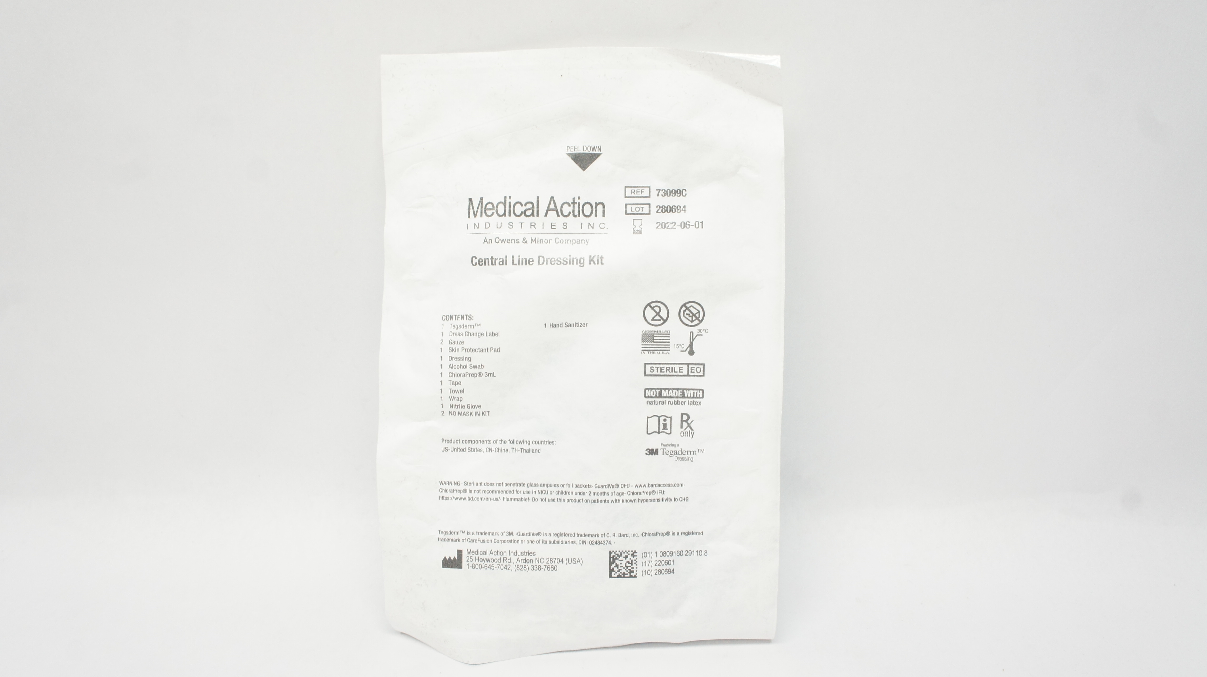 Medical Action 73099C Central Line Dressing Kit (x)