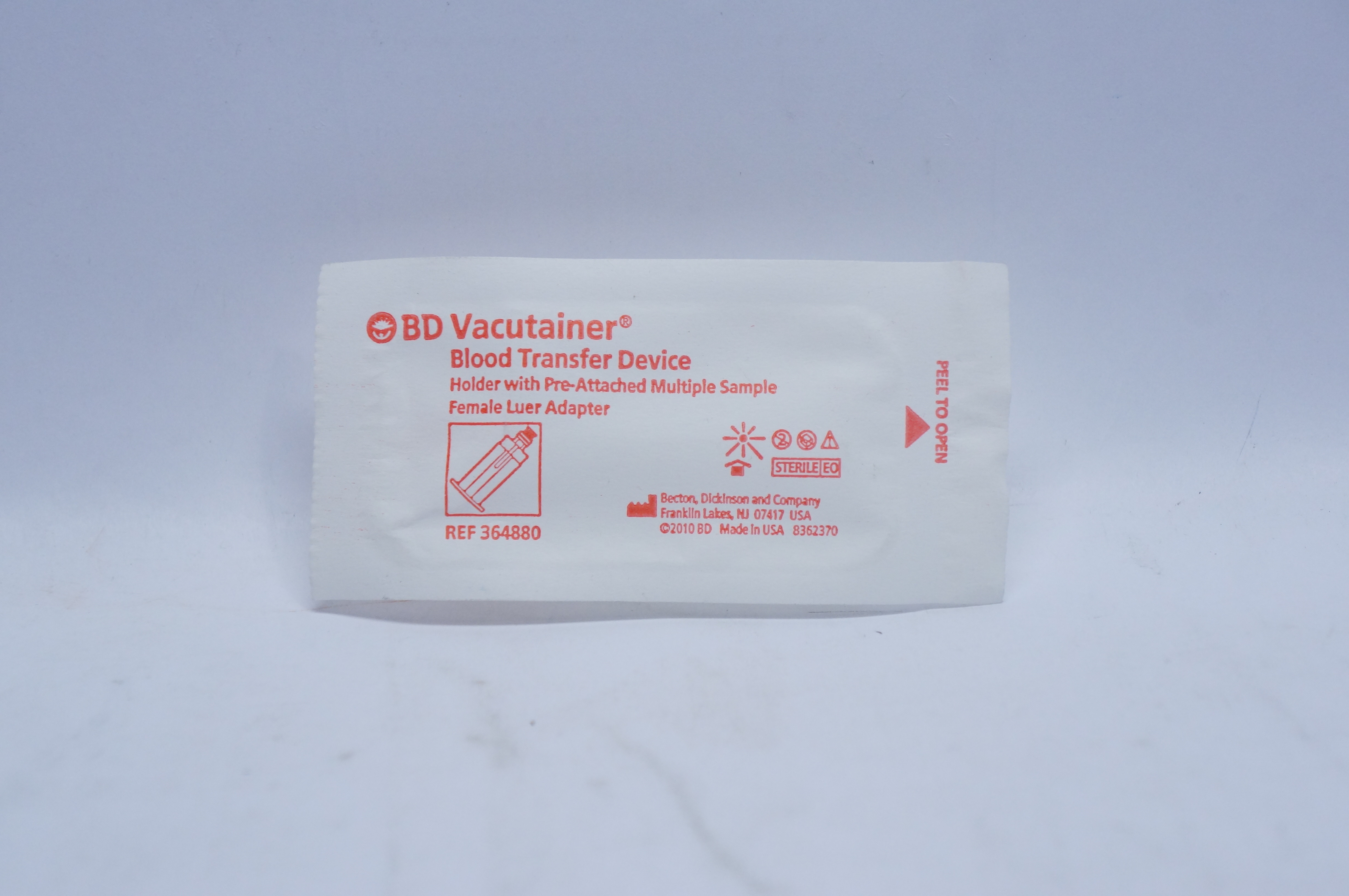 BD 364880 Vacutainer Blood Transfer Device