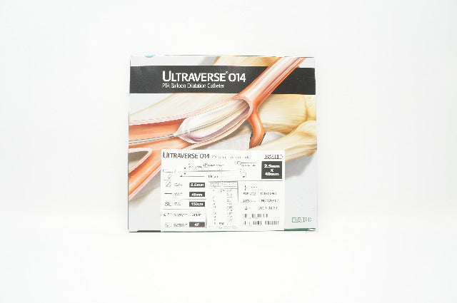 Bard U41502H4 Ultraverse 014 PTA Balloon Dilatation Cath. 2.5mm x 40mm (x)