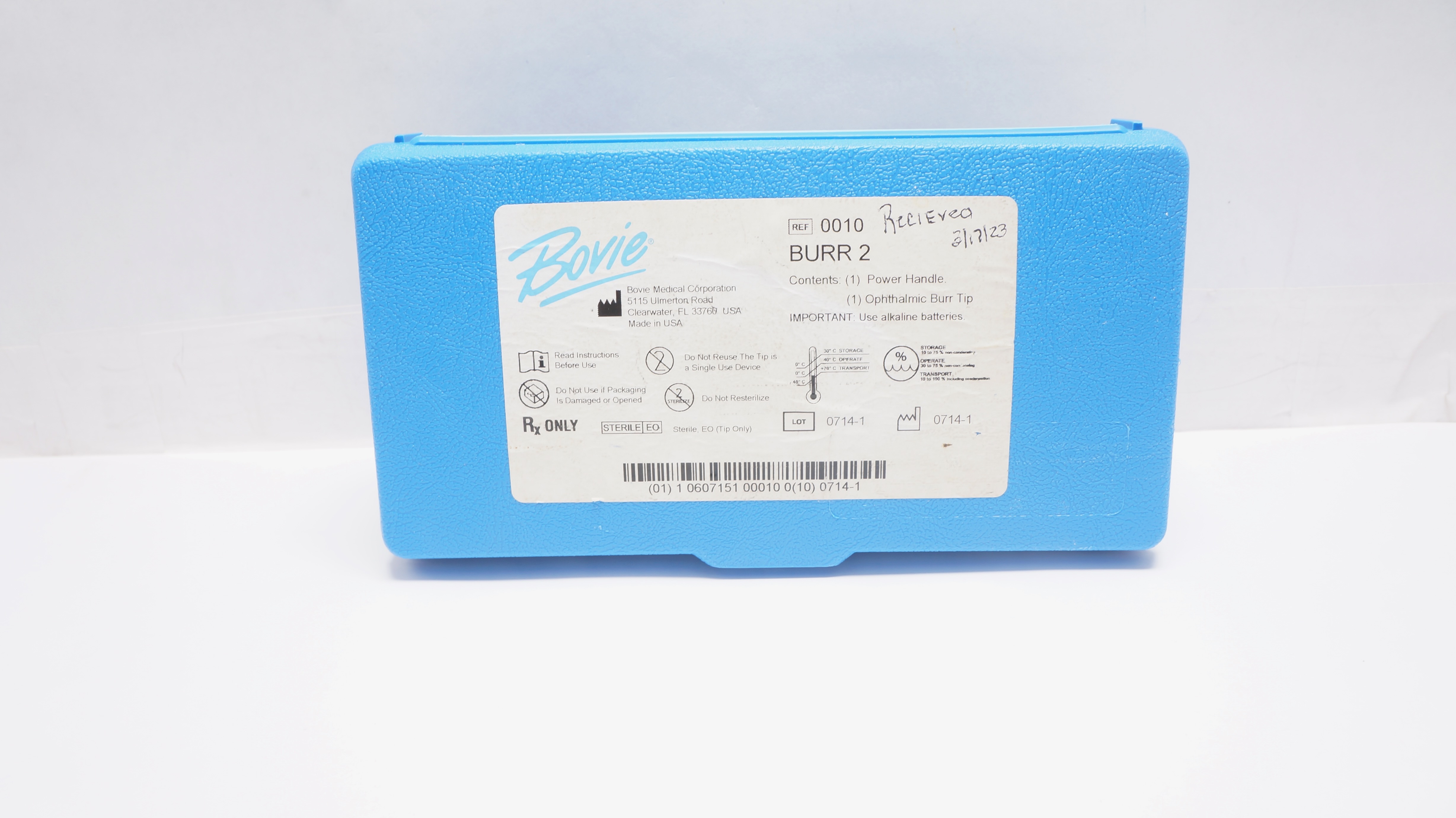 Bovie Medical 0010 BURR 2 Ophthalmic Burr Tip w/ Power Handle (x)