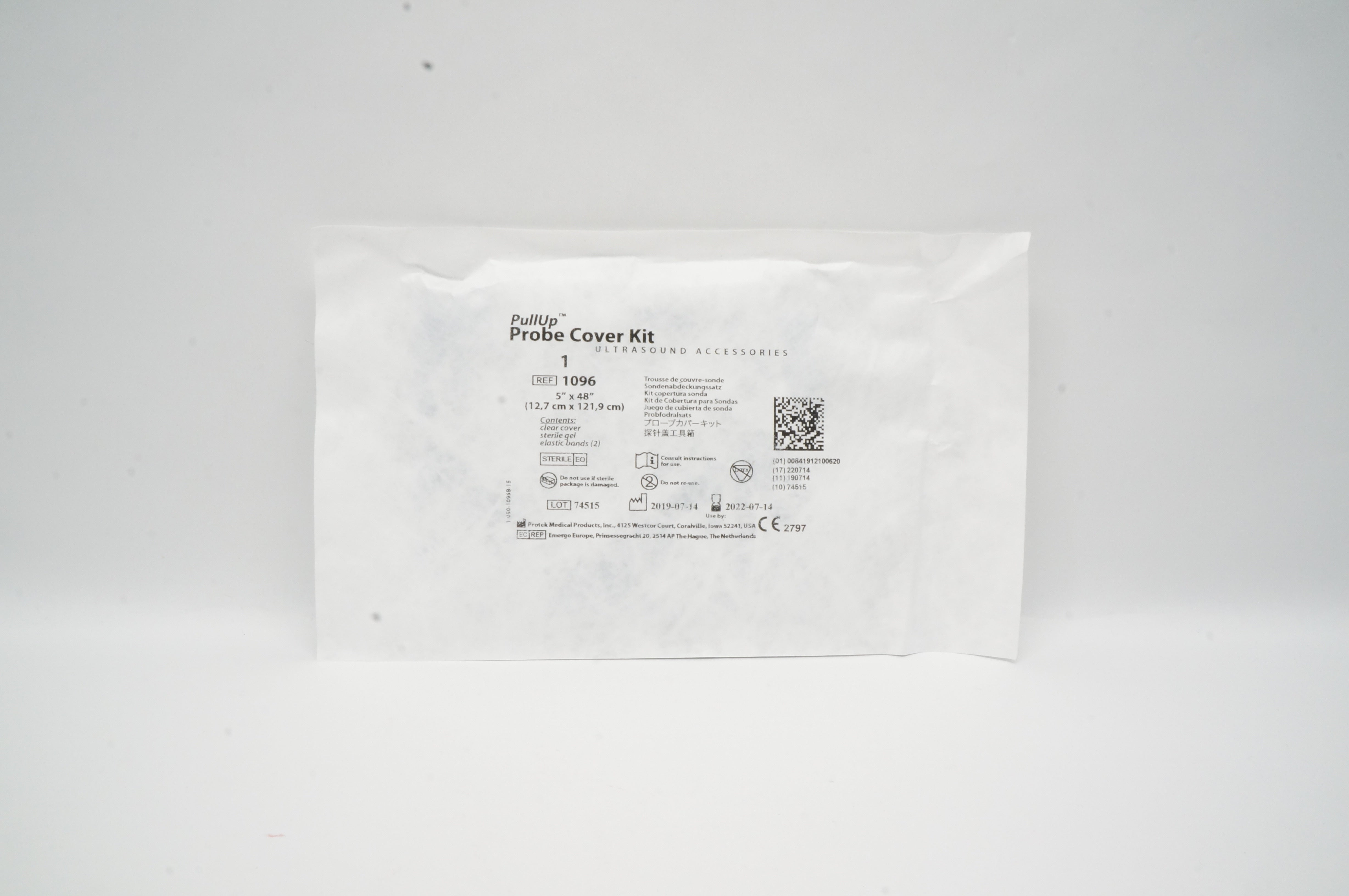 Protek Medical 1096 PullUp Probe Cover Kit 5 inch x 48 inch