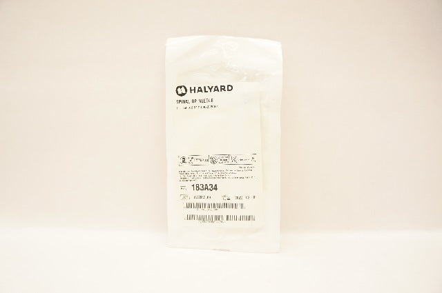 Halyard 183A34 Spinal Quincke Point Ndle 25G x 2.5inch (x)