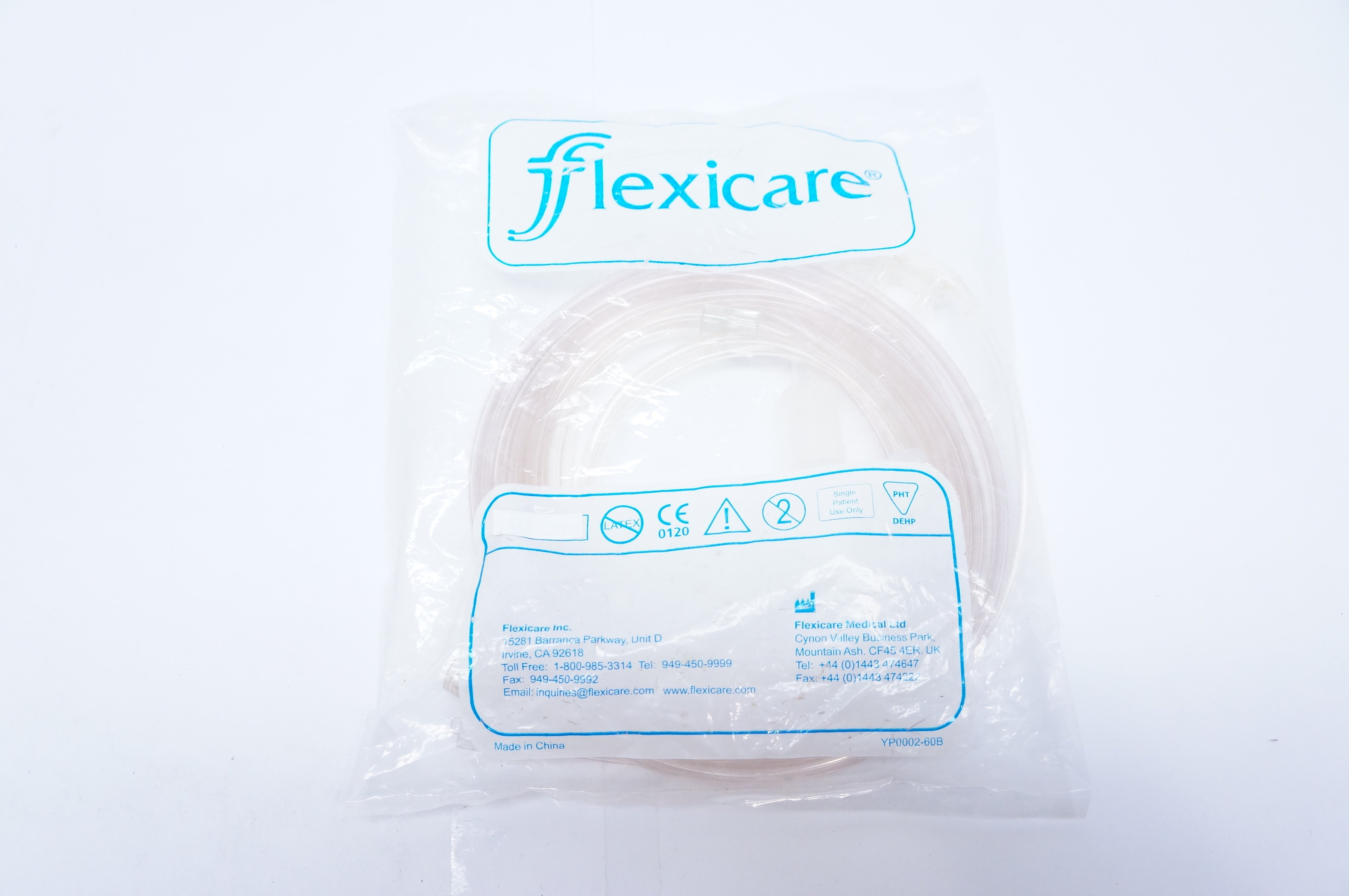 Flexicare 03210125U Dual Cannula CO2/O2 Nasal Clear Adult 7Ft. (x)