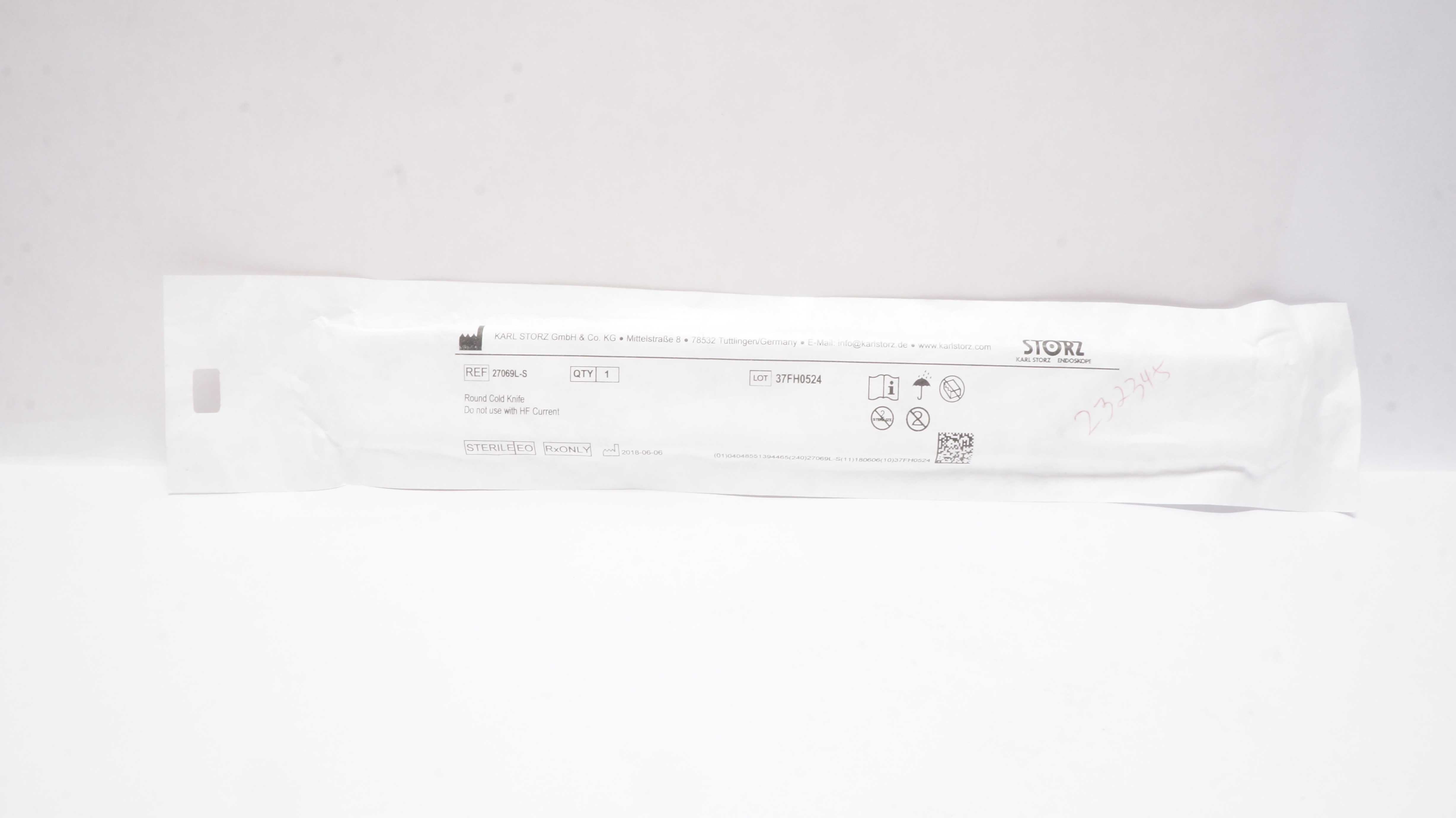 Karl Storz 27069LS Round Cold Knife