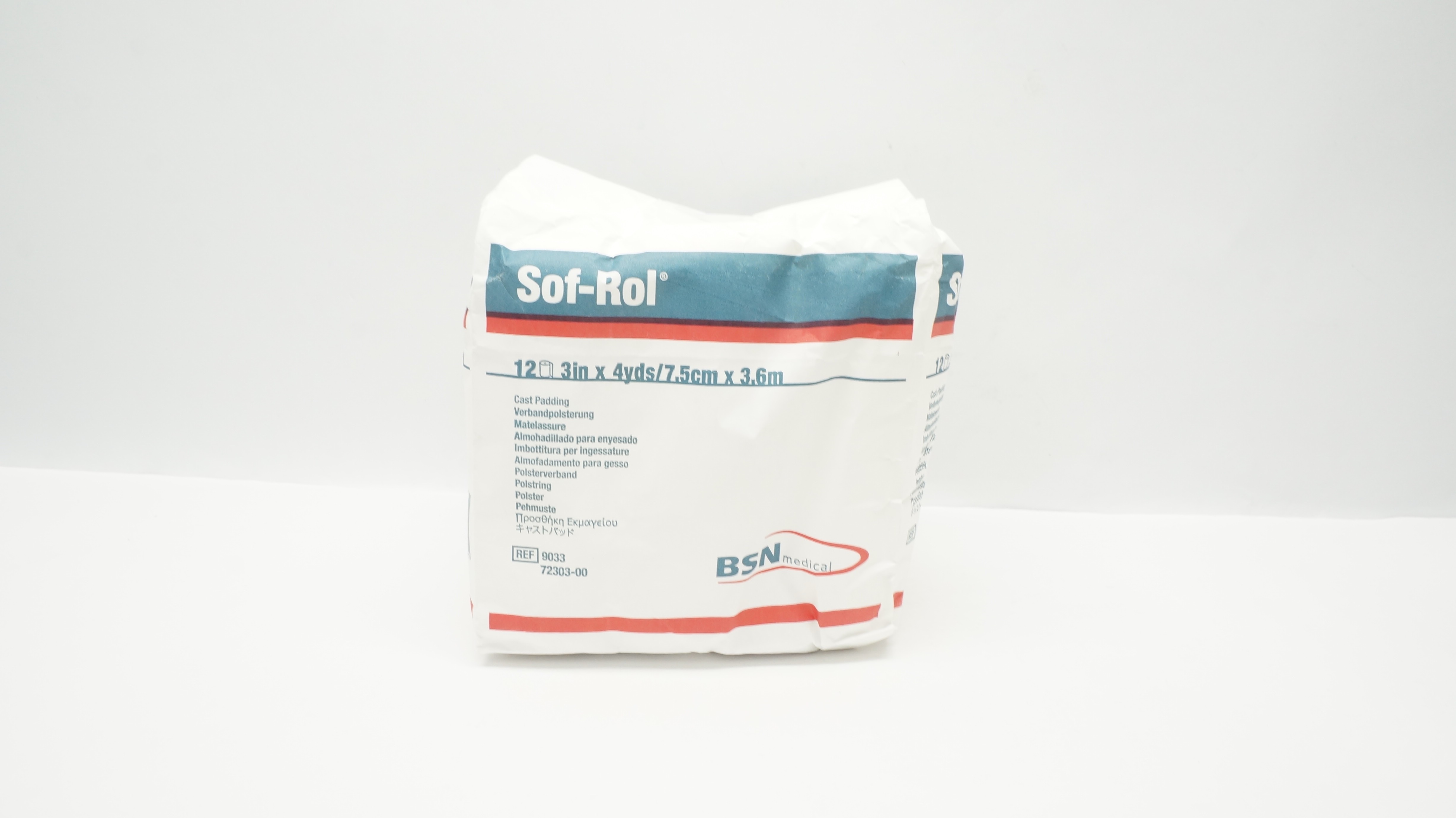 BSN 72303-00 9033 Sof-Rol 3In x 4yds Cast Padding - Pack of 12