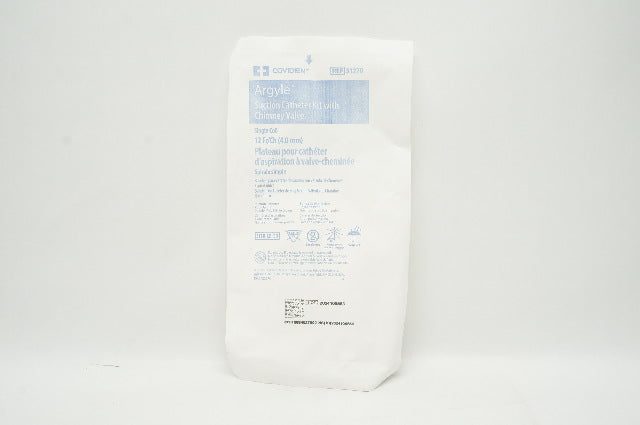 Covidien 31279 Argyle Suction Cath. Kit with Chimney Valve 12 Fr/Ch