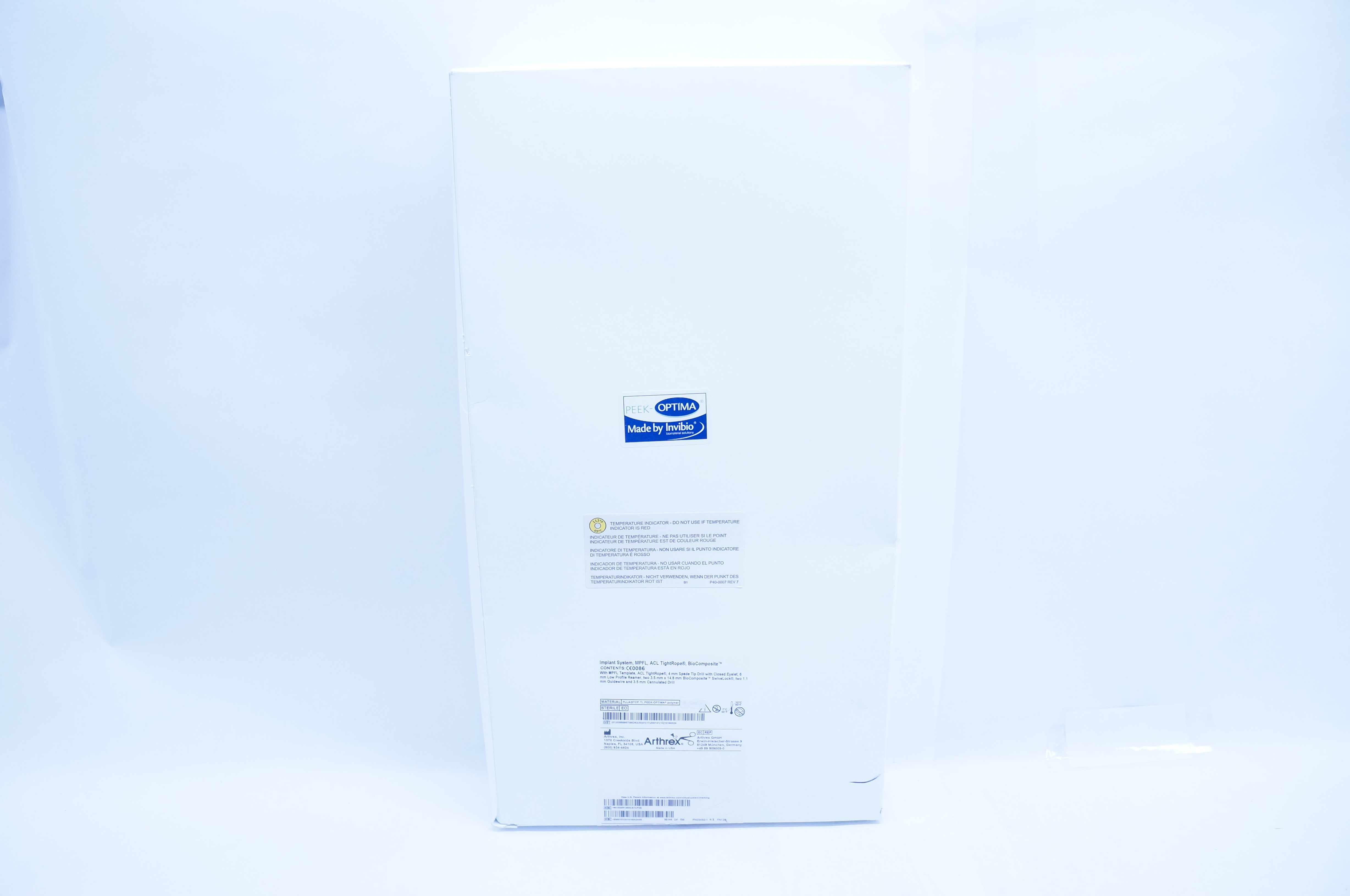Arthrex AR-1360CST-CP Implant System, MPFL, ACL TightRope, BioComposite (x)
