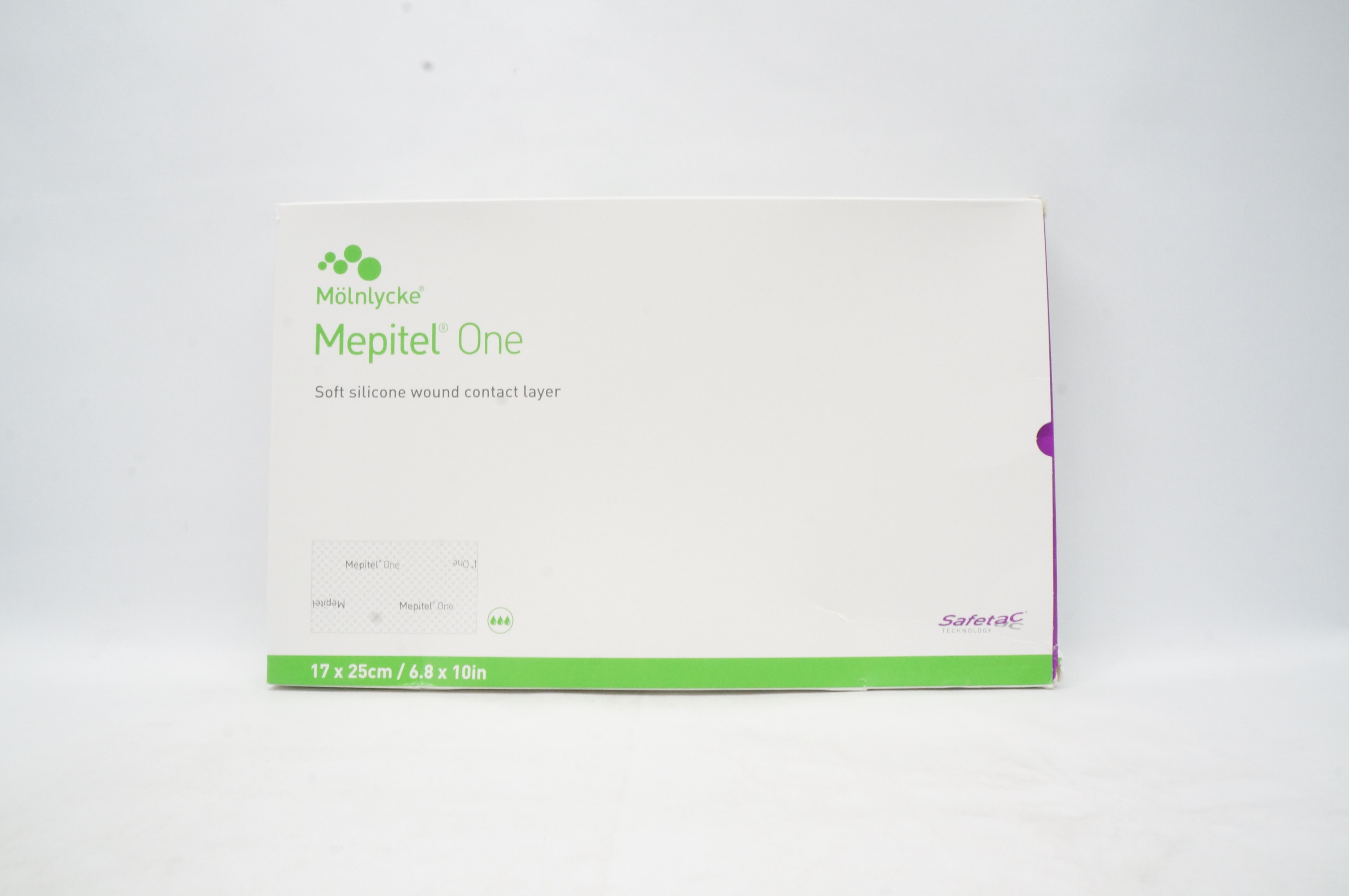 Molnlyke 289700 Mepitel One Soft Silicone Wound Contact Layer 6.8x10in -Box of 5