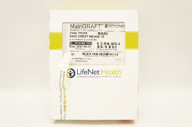 LifeNet Health 1612208-1032 PICW5 MatriGraft Iliac Crest Wedge 15, L 31 ...