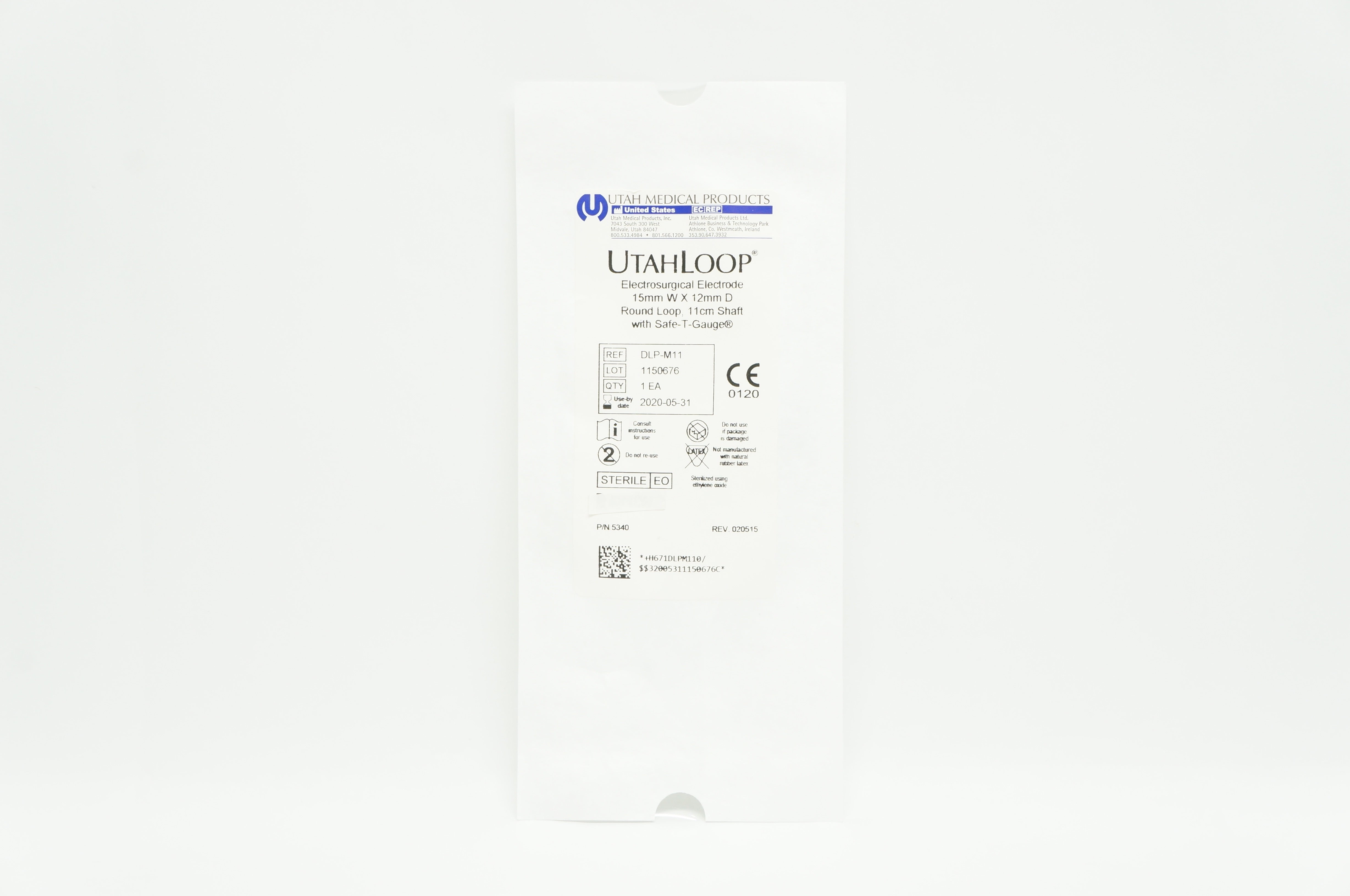 Utah Medical Products UtahLoop Electrosurgical Electrode 15mm W x 12mm D (x)