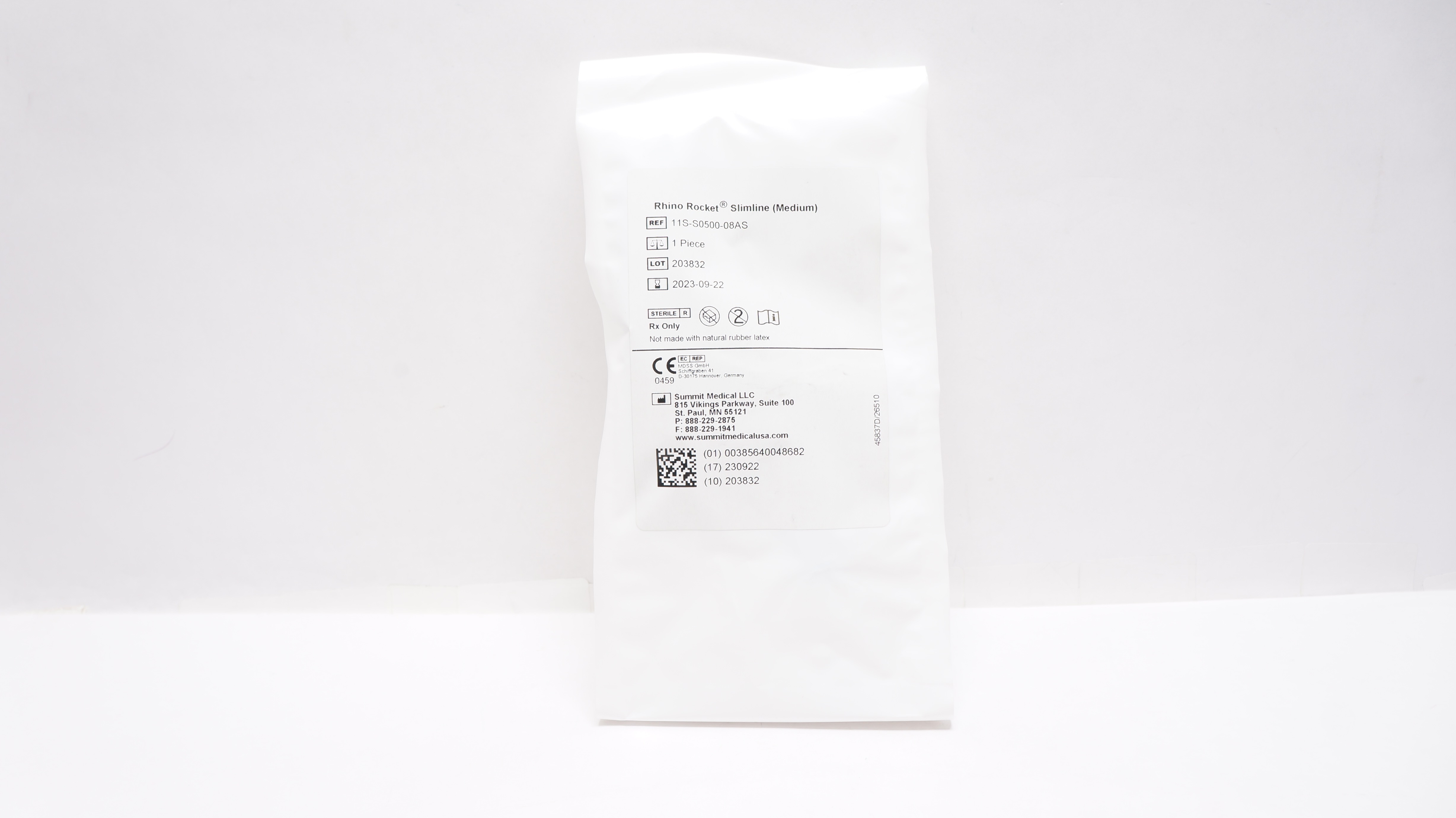 Summit Medical 11S-S0500-08AS Rhino Rocket Slimline, Medium (x)