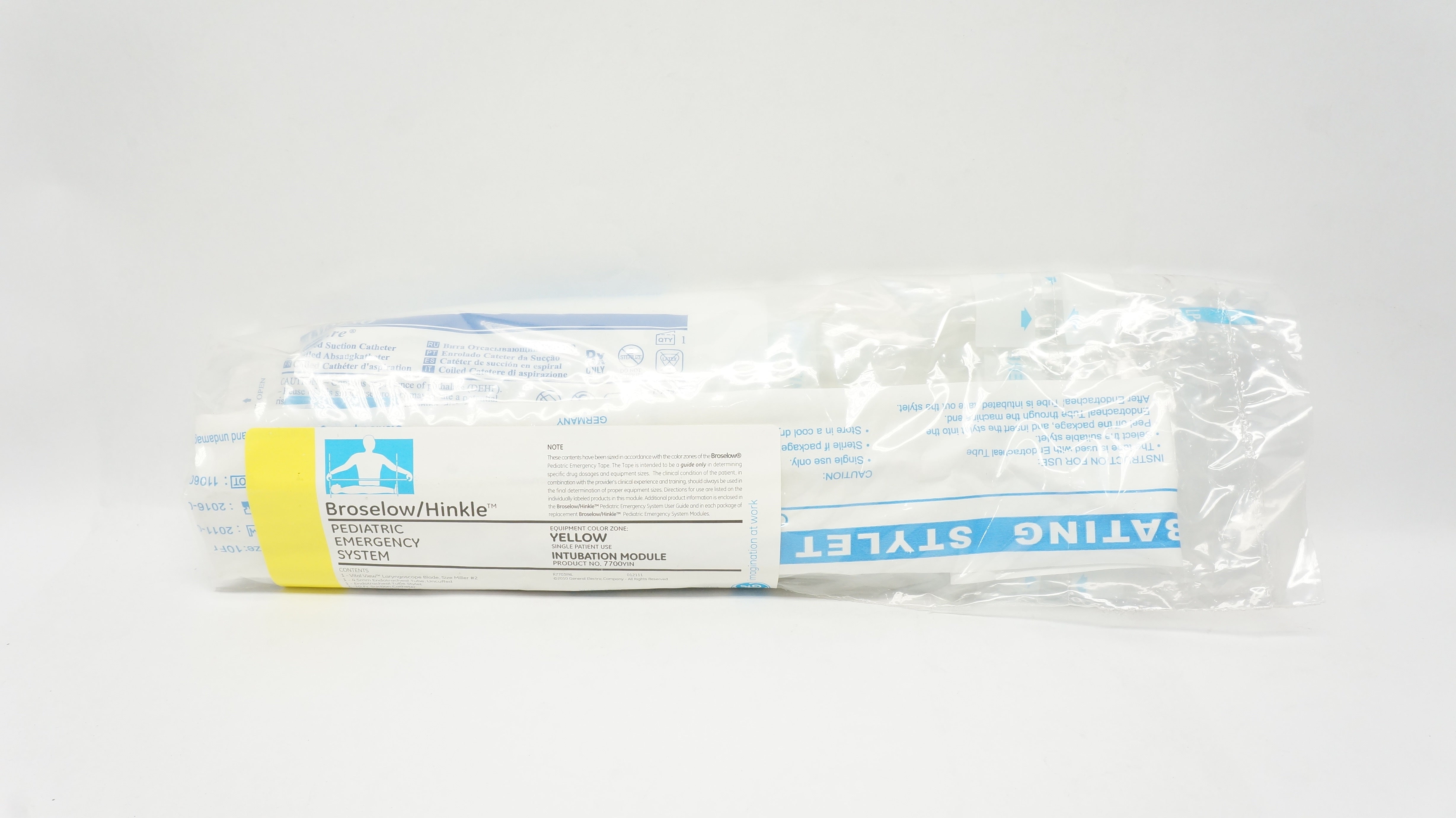 Vital Signs 7700YIN Broselow/Hinkle Yellow Intubation Module (x)
