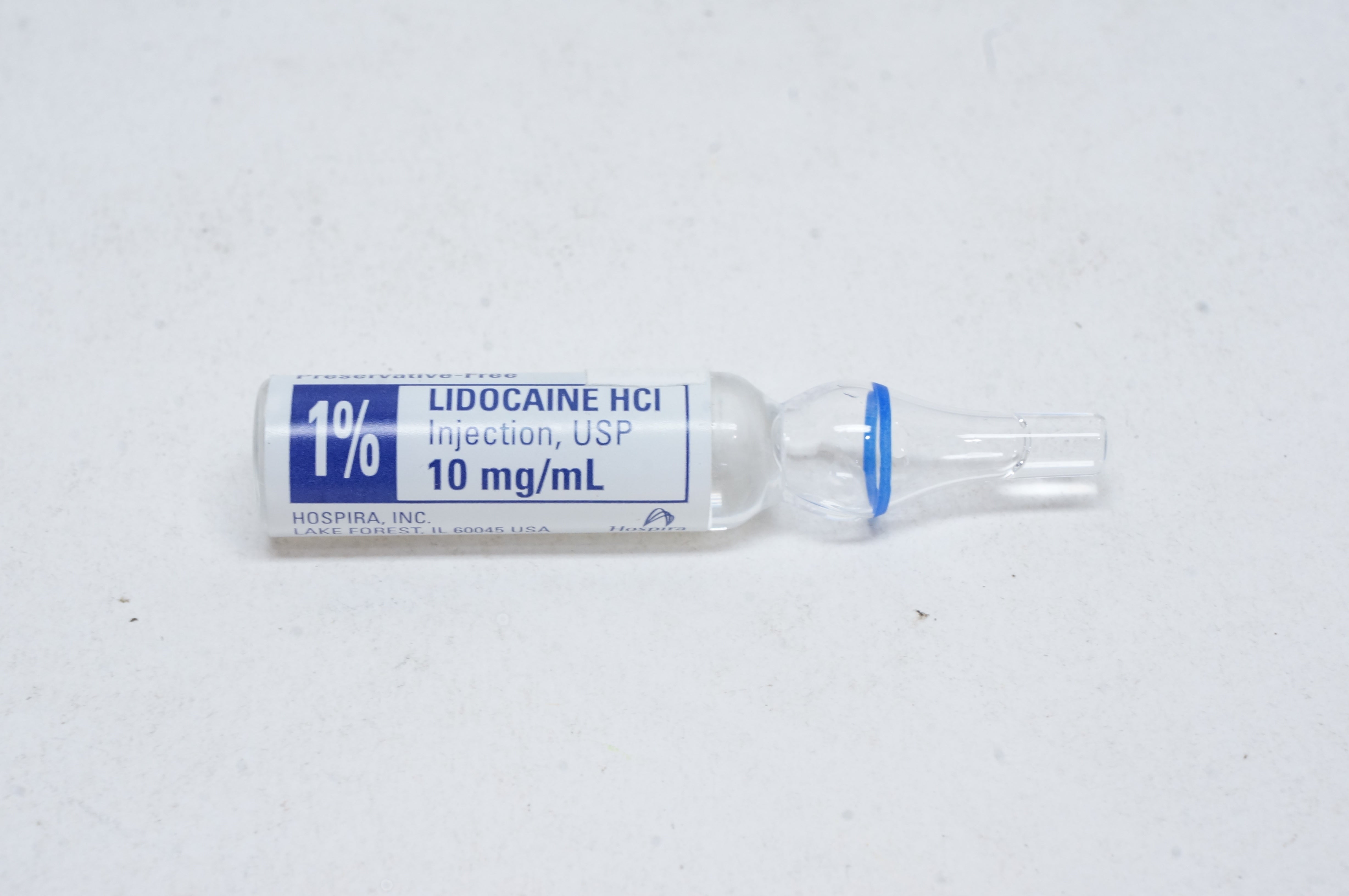 Hospira RL1465 1 Lidocaine HCI Injection, USP 10mg/mL, 2mL (x)