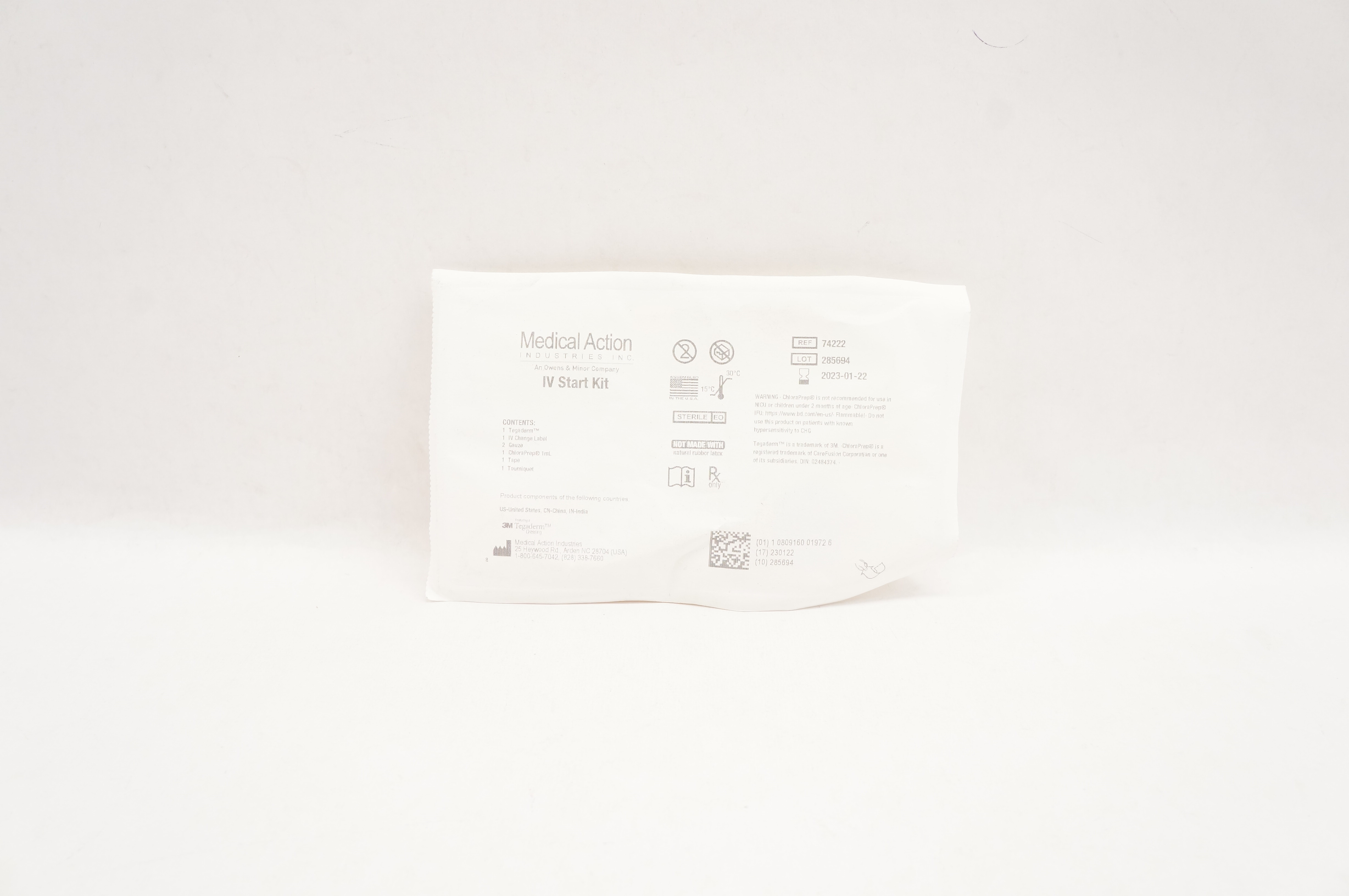 Medical Action 74222 3M Tegaderm IV Start Kit (x)