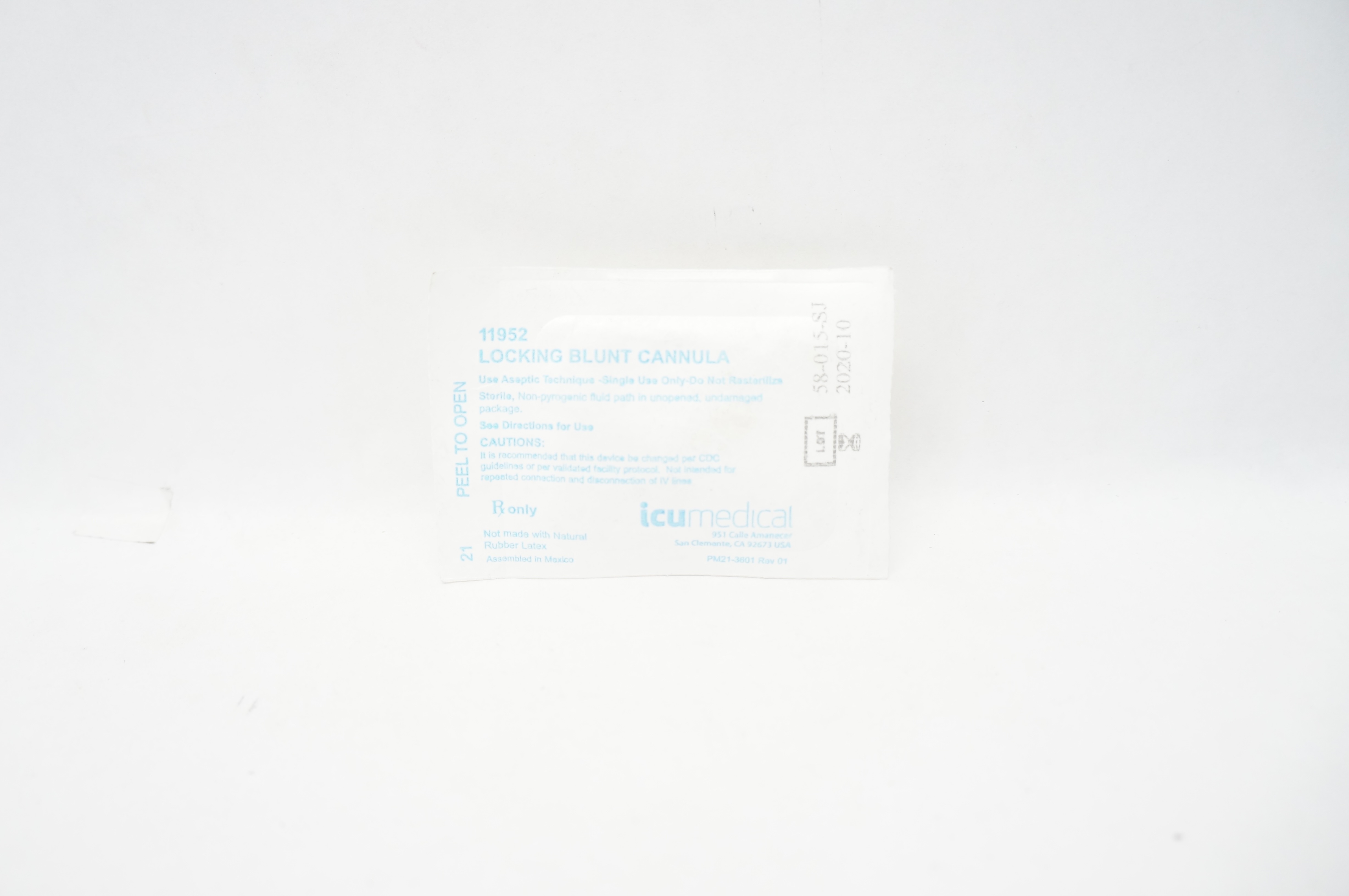 ICU Medical 11952 Locking Blunt Cannula (x)