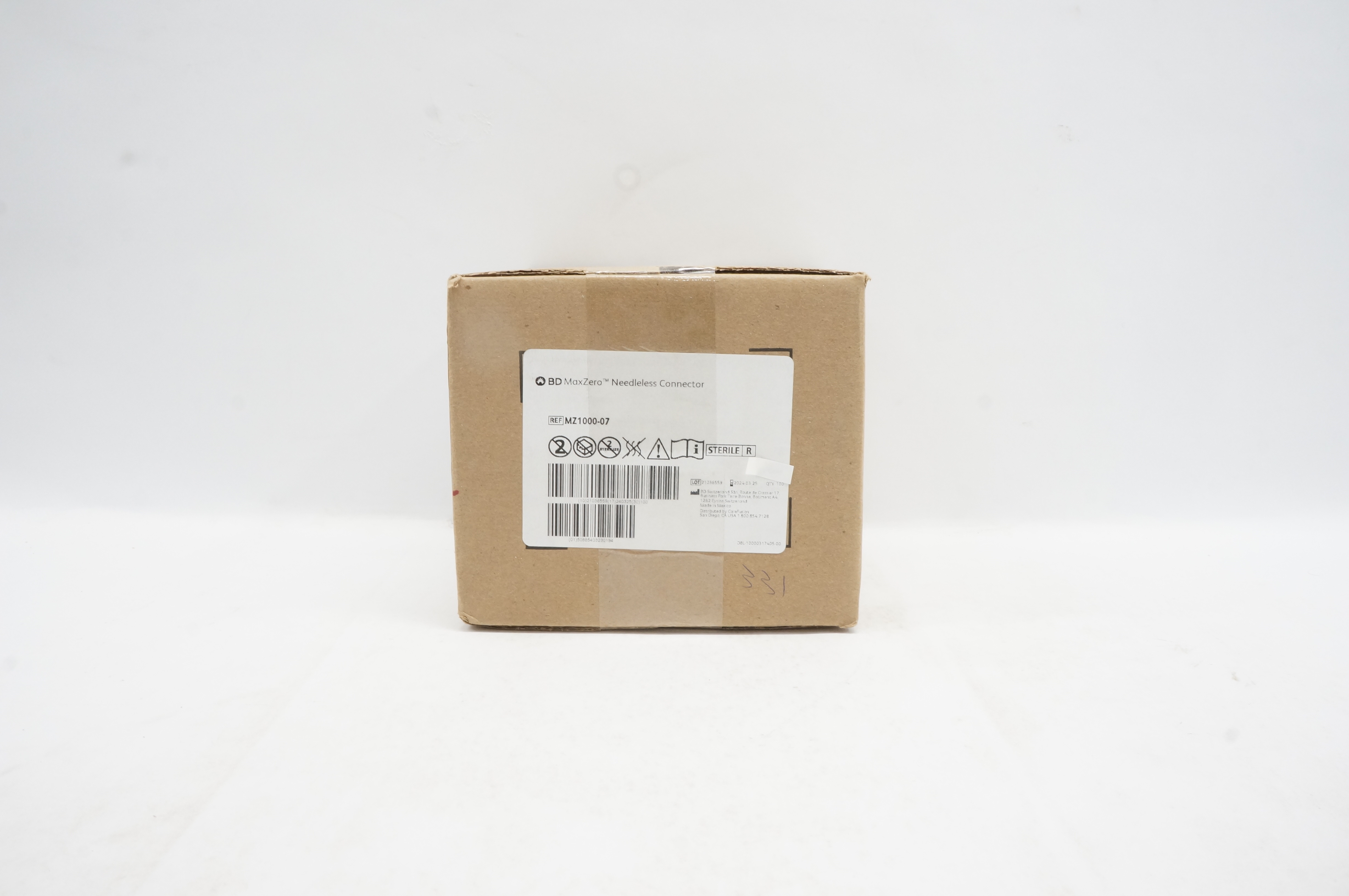 BD MZ1000-07 MaxZero Needleless Connector - Box of 100