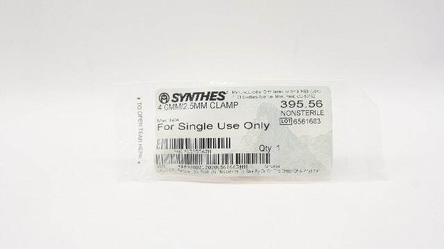 Synthes 395.56 4.0mm/2.5mm Clamp