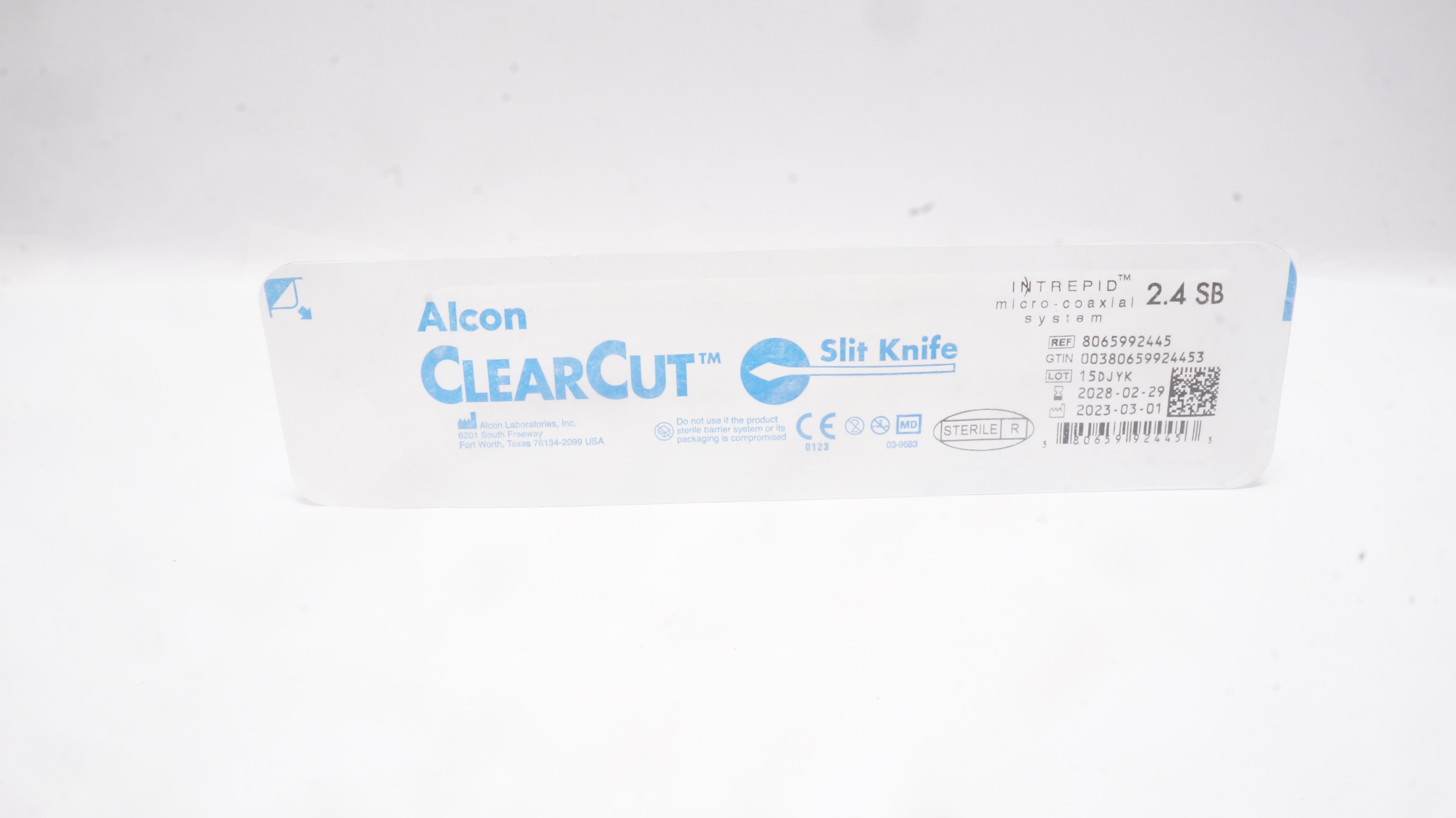 Alcon Intrepid Alcon 8065992445 Intrepid Micro-Coaxial System ClearCut Slit Knife 2.4 SB