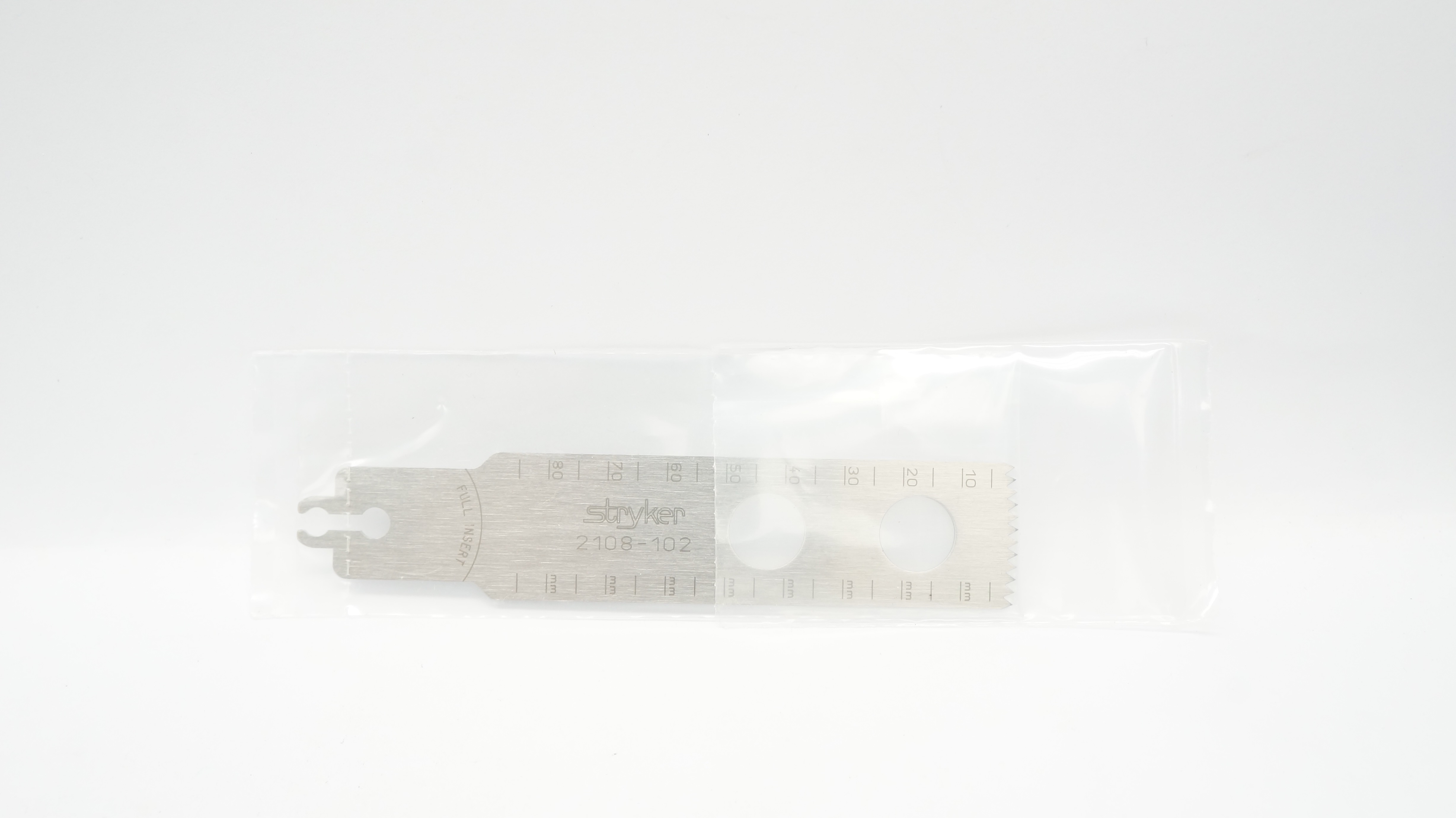 Stryker 2108-102 Instruments Sagittal Blade Wide Med, Long